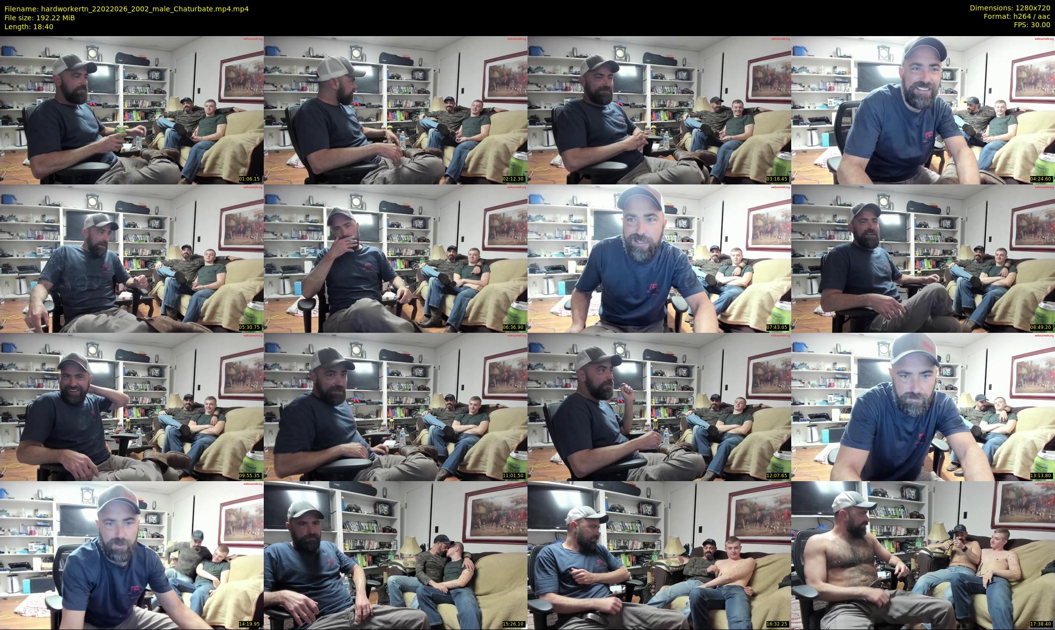 hardworkertn — 19 minute Chaturbate male cam show recording, 720p, Feb 22, 2026