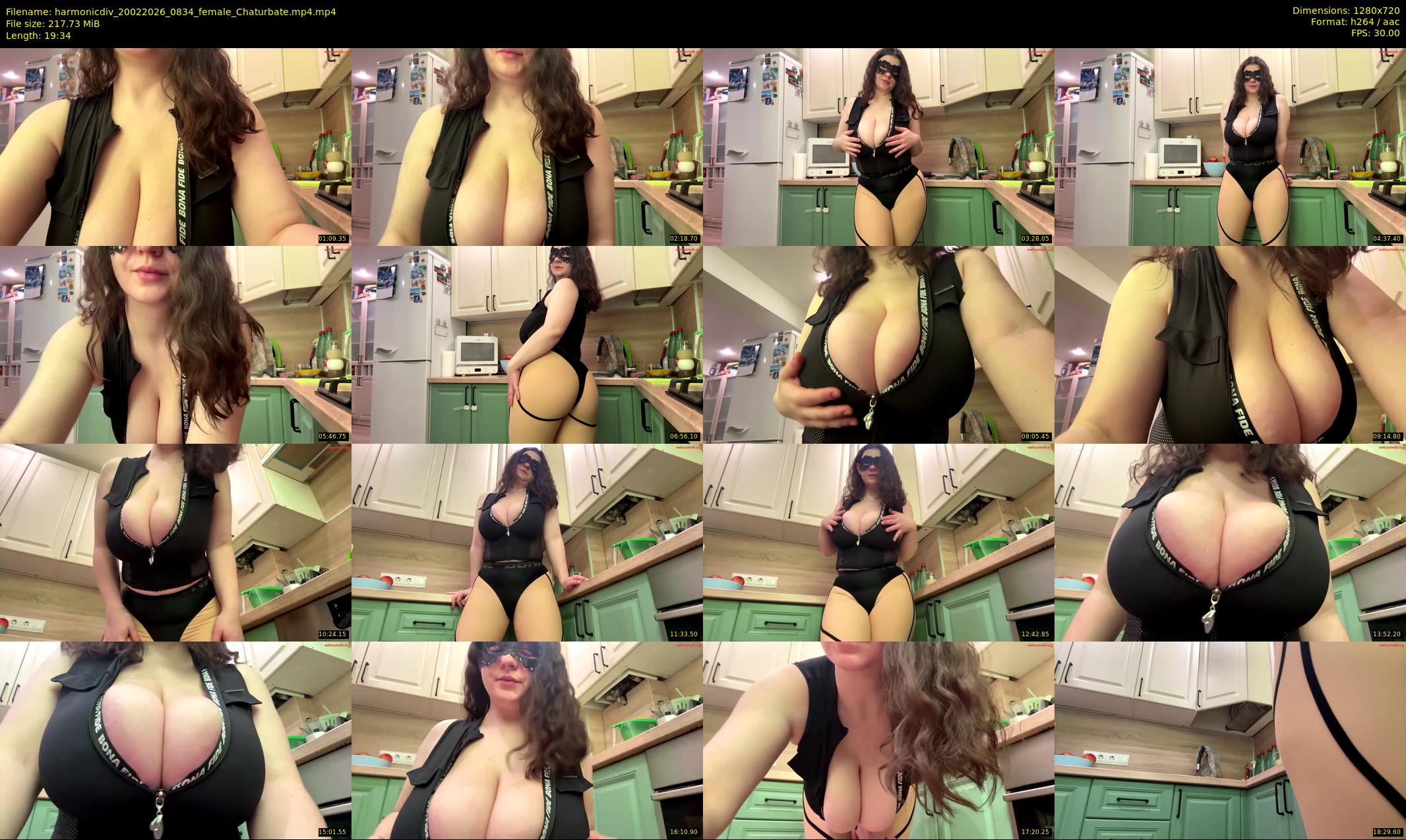 harmonicdiv — 20 minute Chaturbate female cam show recording, 720p, Feb 20, 2026