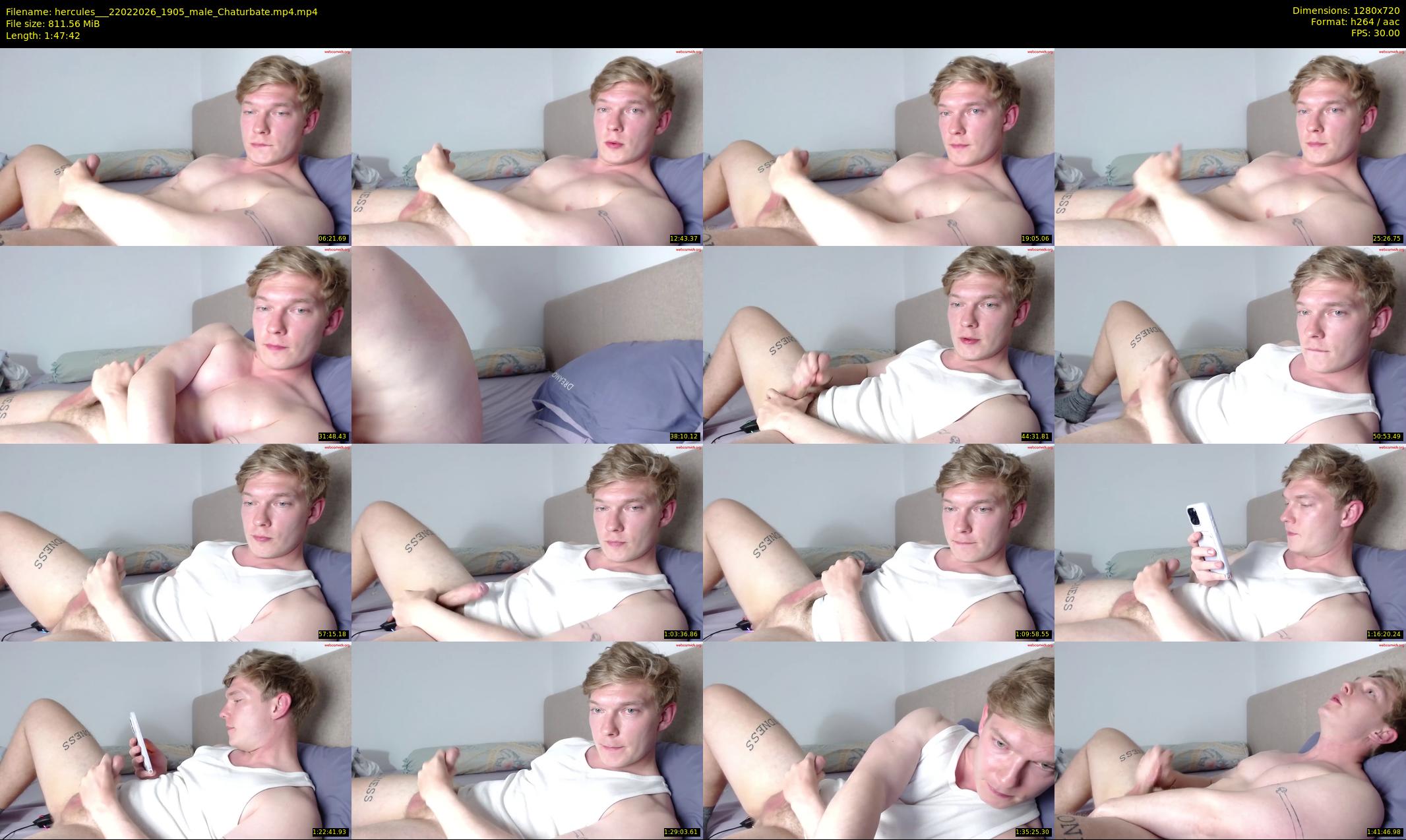 hercules__ — 108 minute Chaturbate male cam show recording, 720p, Feb 22, 2026