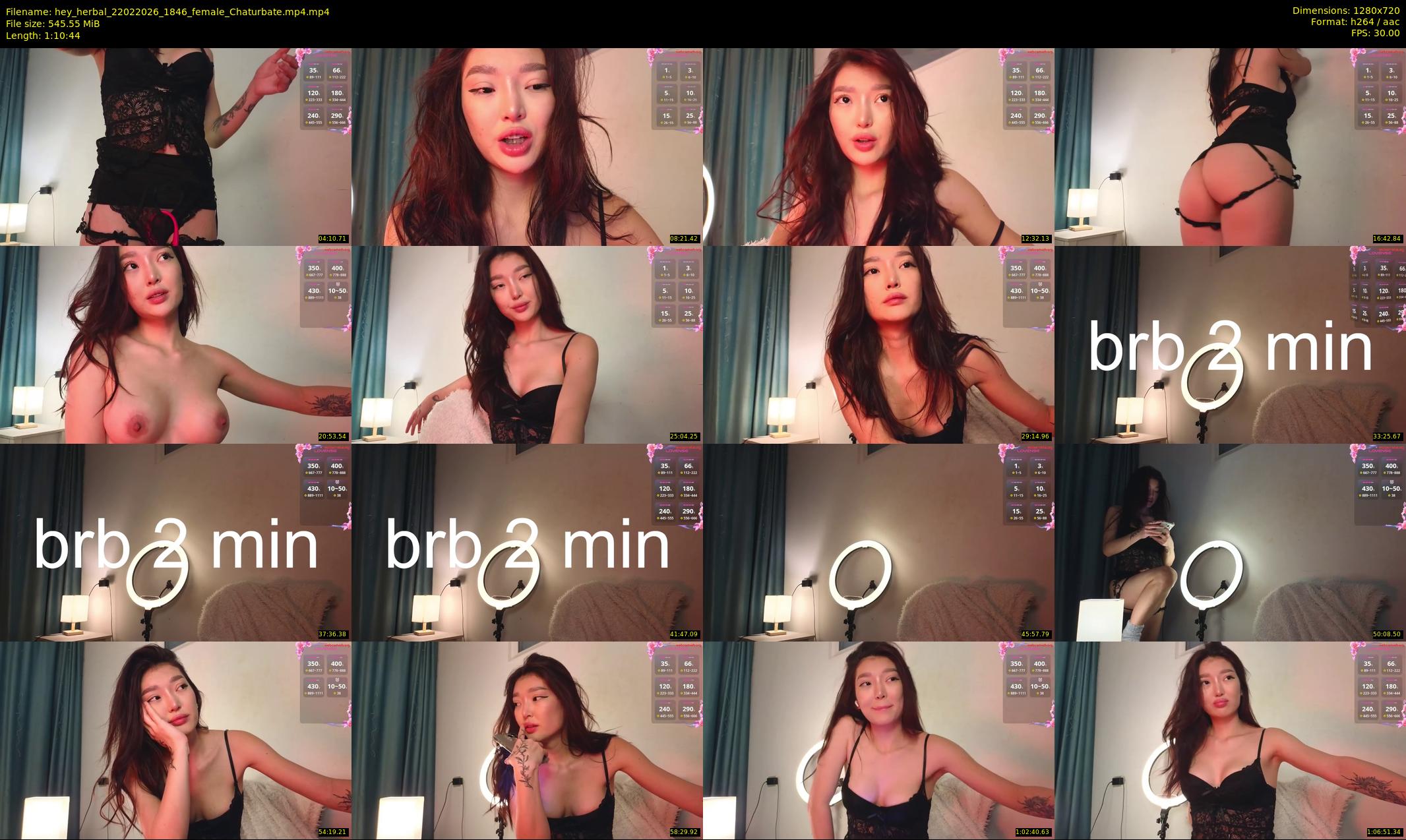 hey_herbal — 71 minute Chaturbate female cam show recording, 720p, Feb 22, 2026