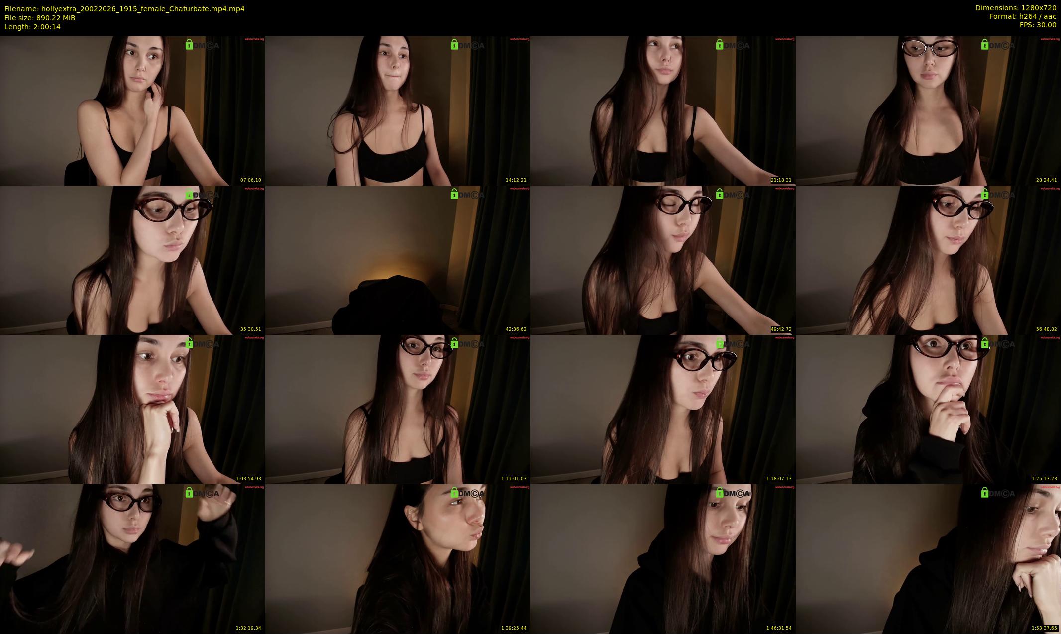 hollyextra — 121 minute Chaturbate female cam show recording, 720p, Feb 20, 2026