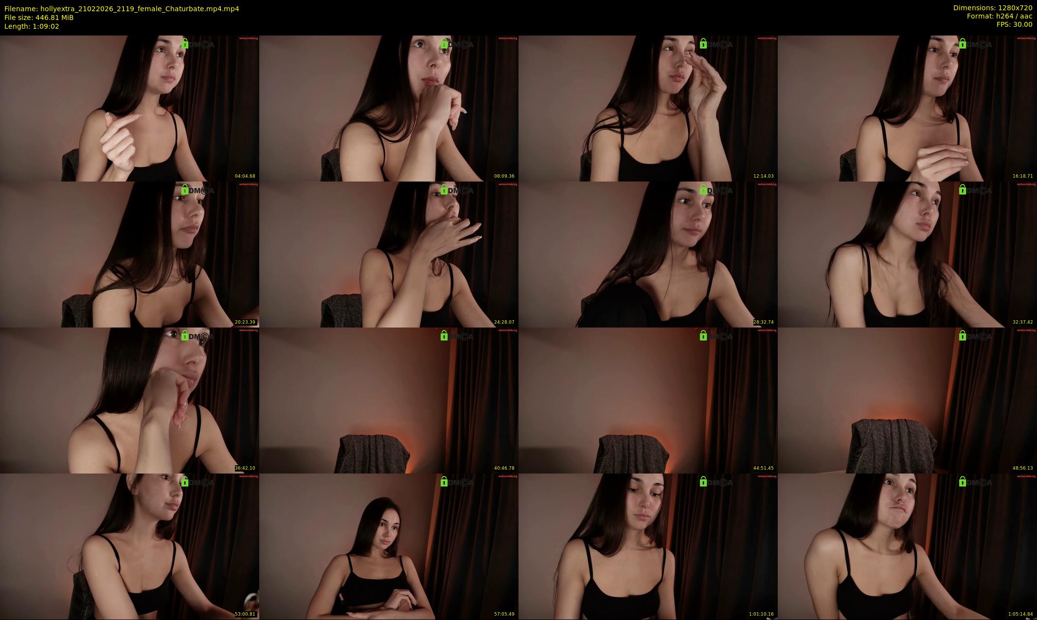 hollyextra — 70 minute Chaturbate female cam show recording, 720p, Feb 21, 2026