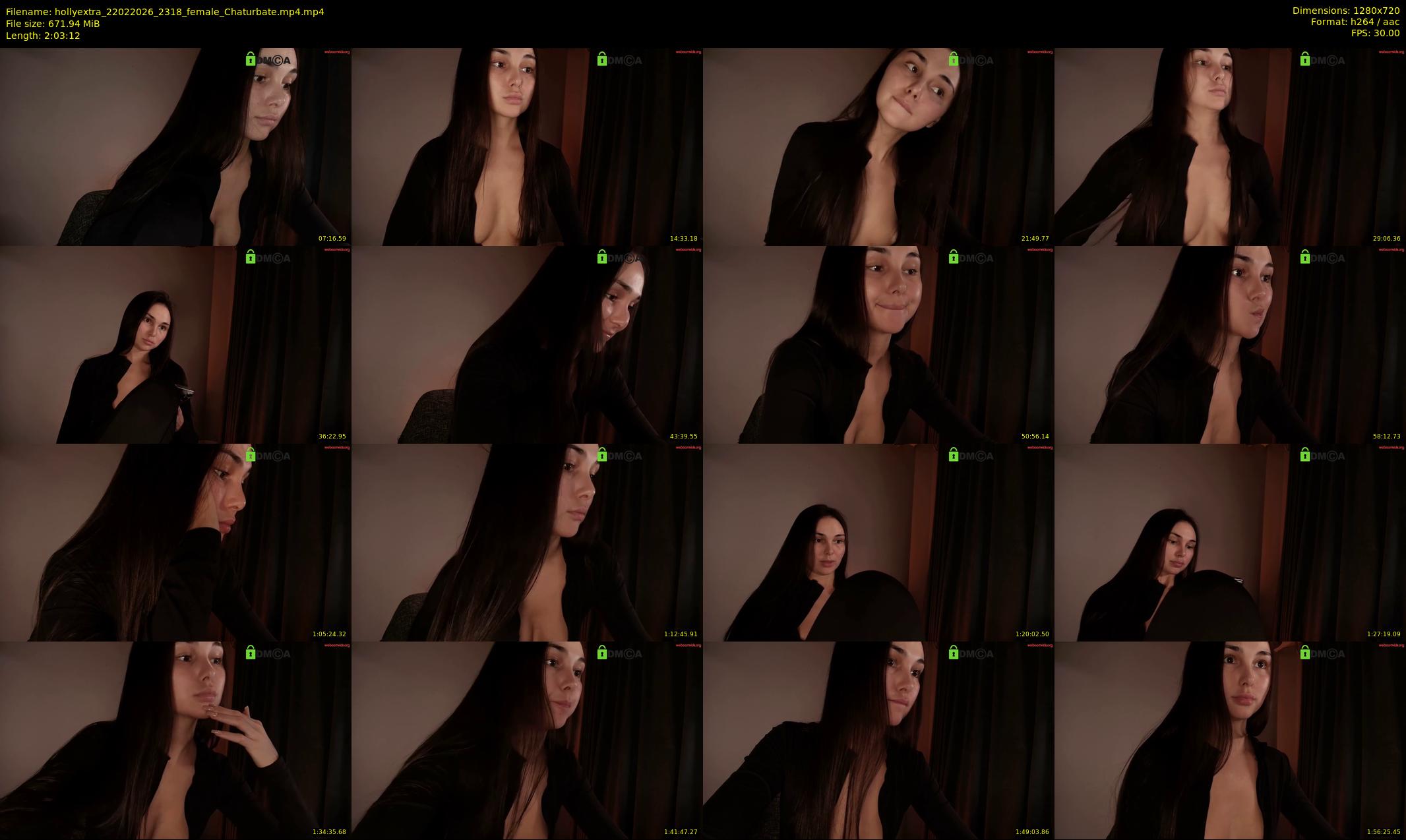 hollyextra — 124 minute Chaturbate female cam show recording, 720p, Feb 22, 2026