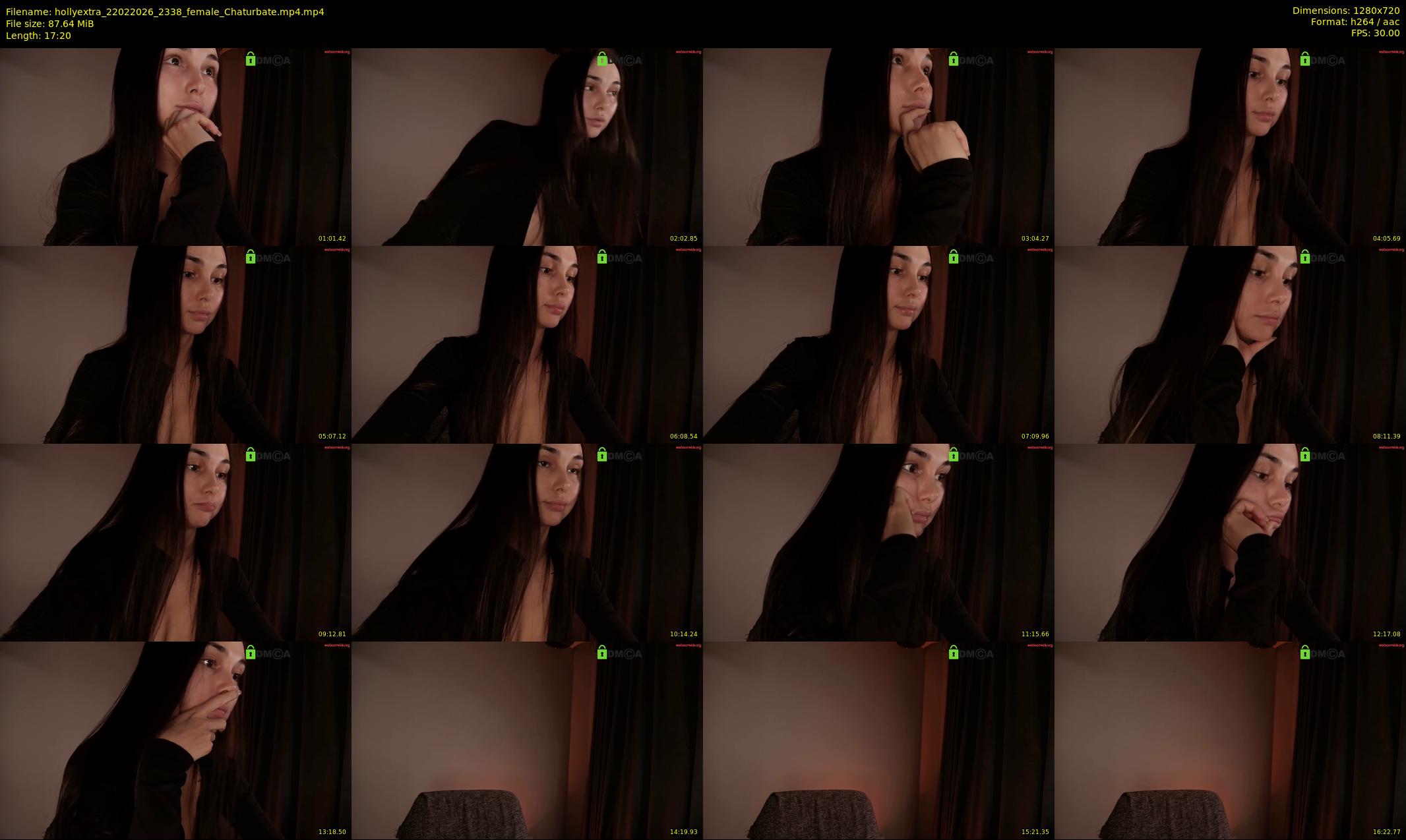 hollyextra — 18 minute Chaturbate female cam show recording, 720p, Feb 22, 2026