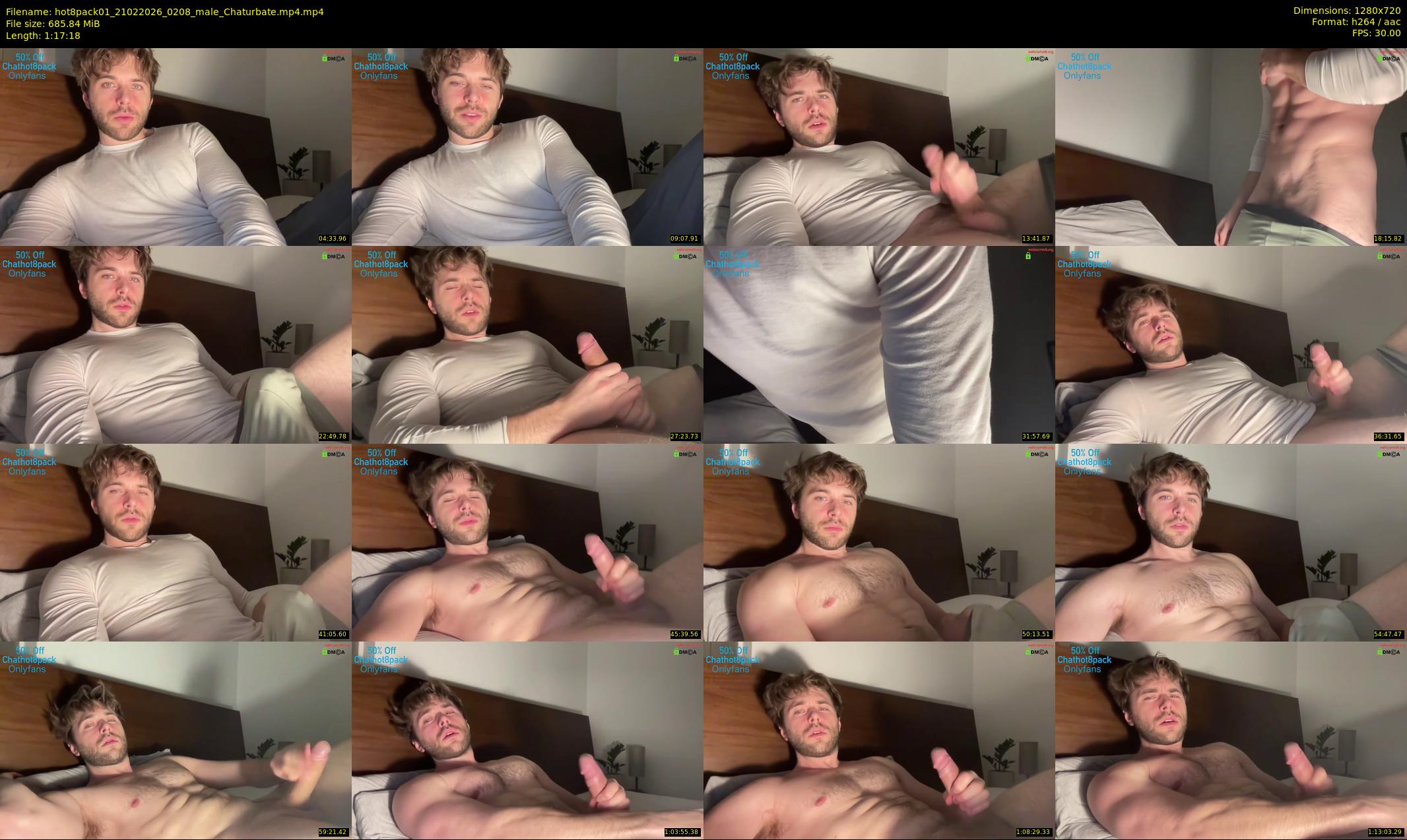 hot8pack01 — 78 minute Chaturbate male cam show recording, 720p, Feb 21, 2026