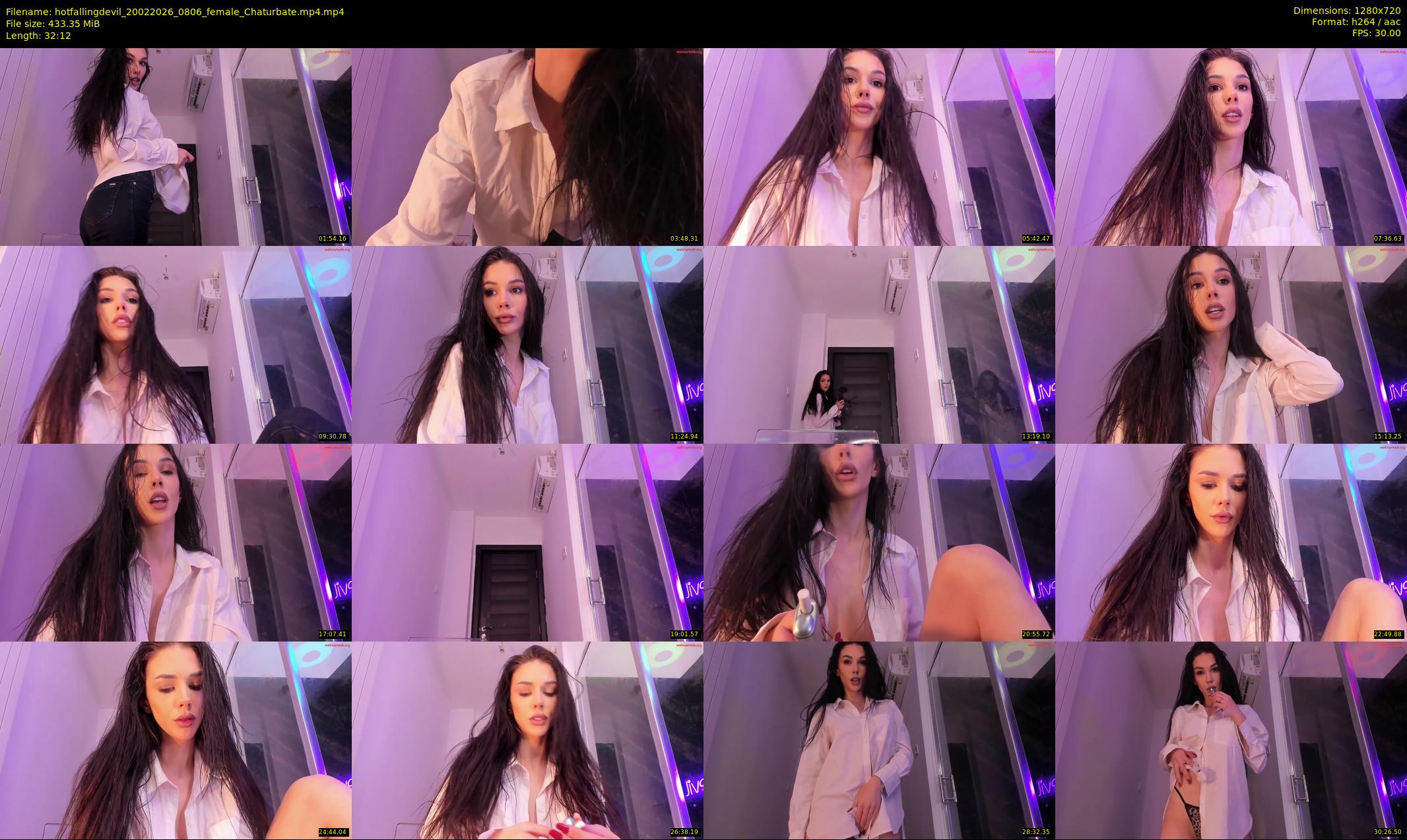 hotfallingdevil — 33 minute Chaturbate female cam show recording, 720p, Feb 20, 2026