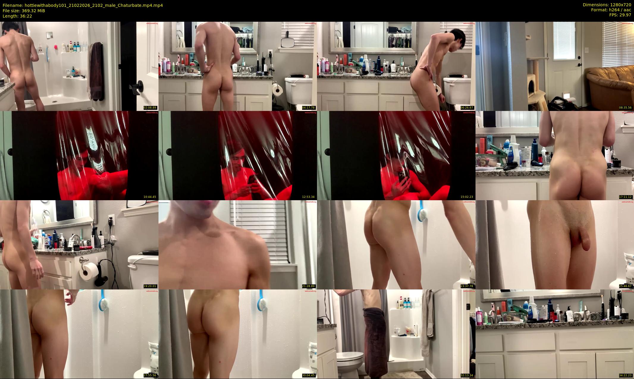 hottiewithabody101 — 37 minute Chaturbate male cam show recording, 720p, Feb 21, 2026