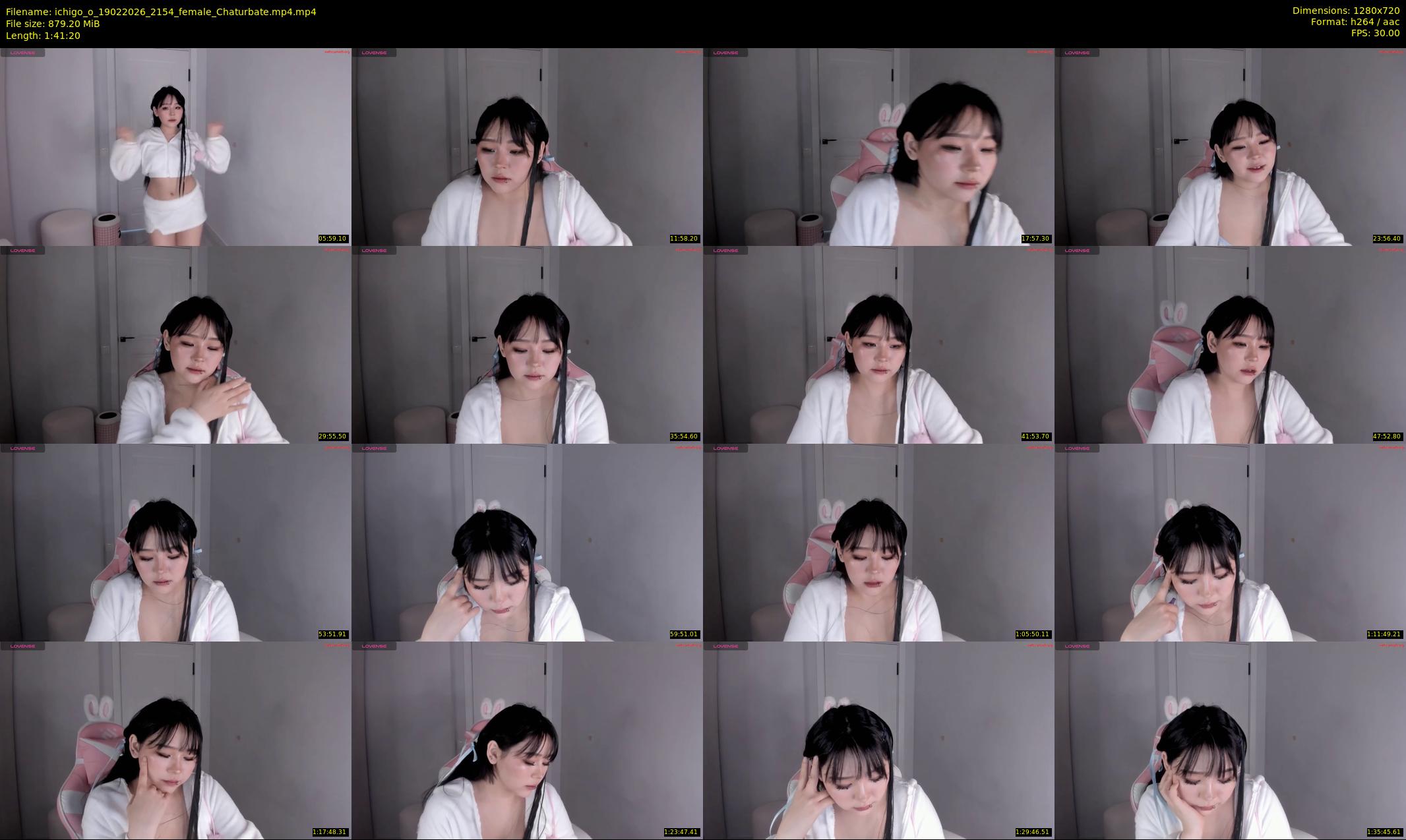ichigo_o — 102 minute Chaturbate female cam show recording, 720p, Feb 19, 2026