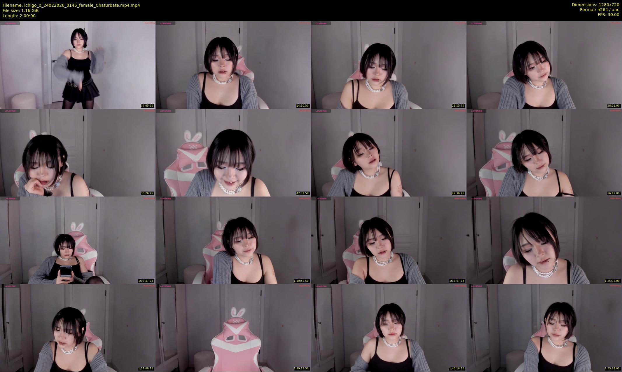 ichigo_o — 120 minute Chaturbate female cam show recording, 720p, Feb 24, 2026