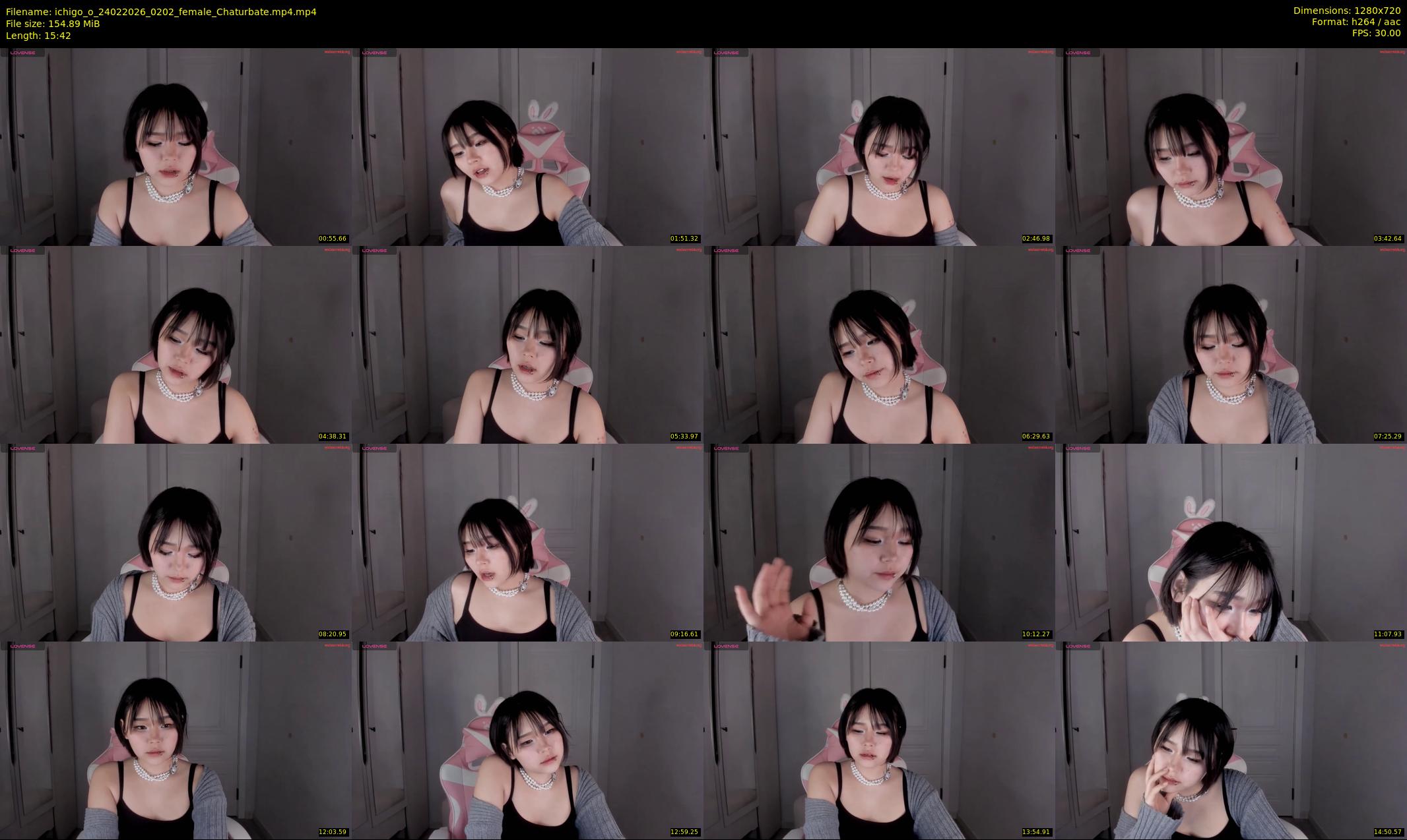 ichigo_o — 16 minute Chaturbate female cam show recording, 720p, Feb 24, 2026
