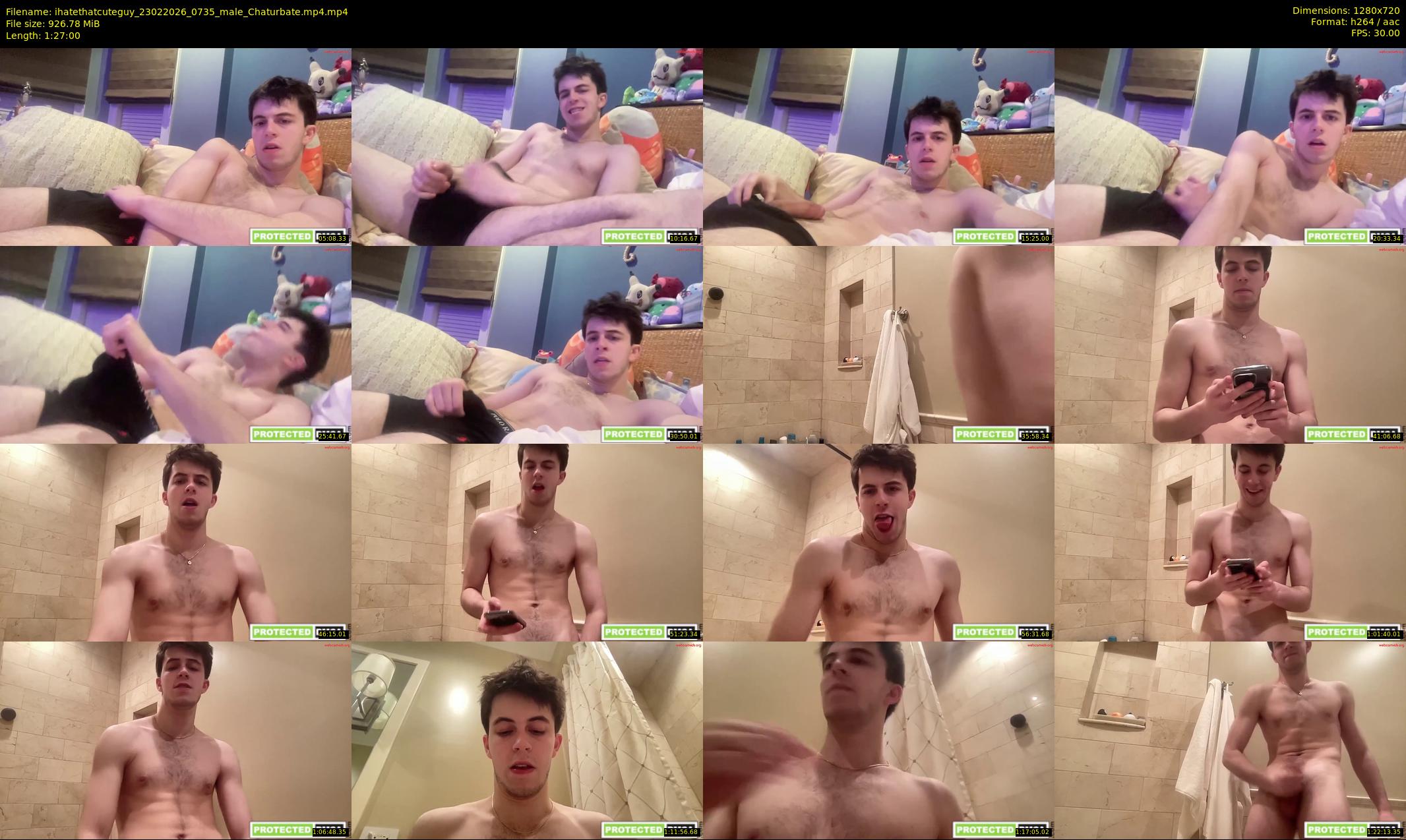 ihatethatcuteguy — 87 minute Chaturbate male cam show recording, 720p, Feb 23, 2026