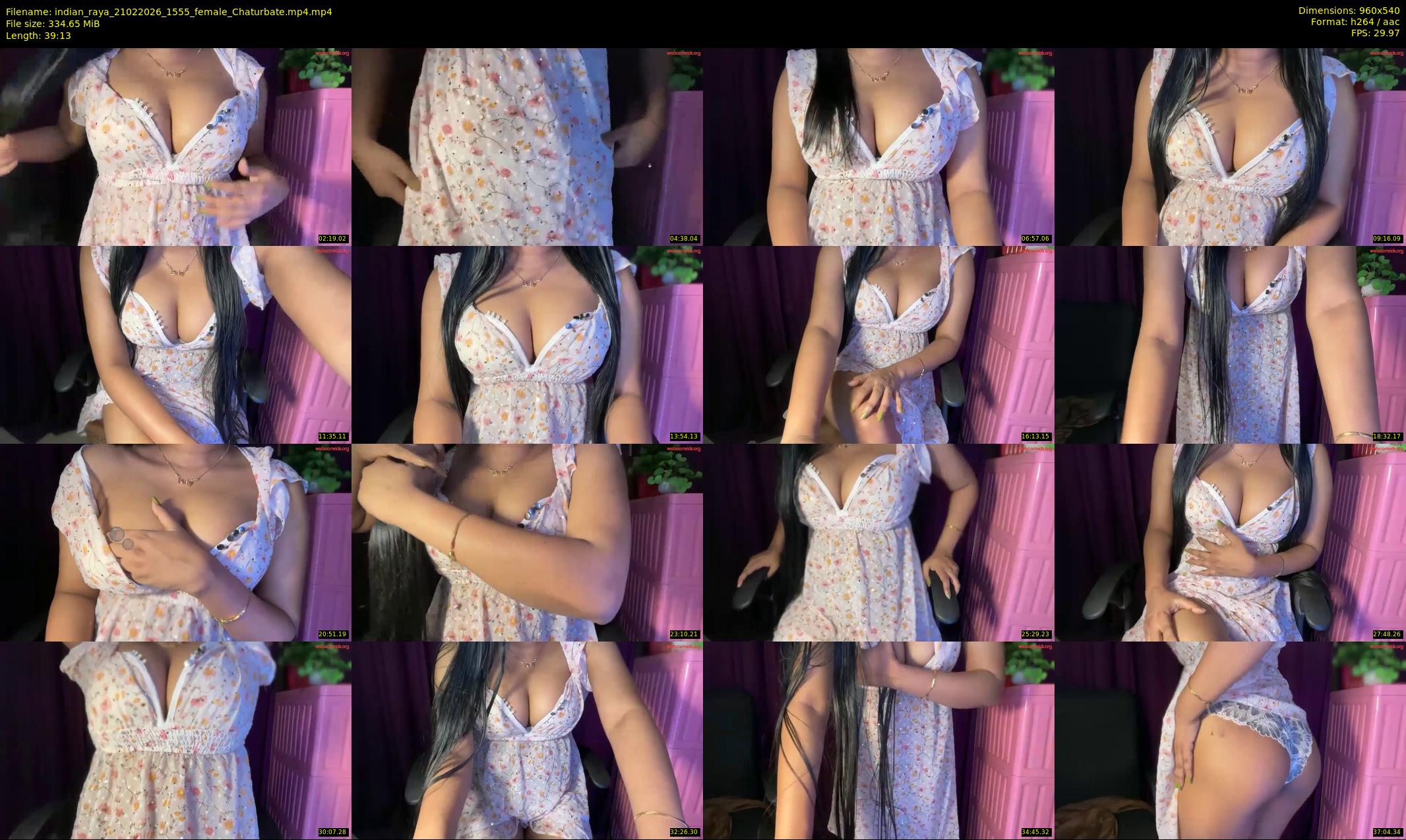 indian_raya — 40 minute Chaturbate female cam show recording, 480p, Feb 21, 2026