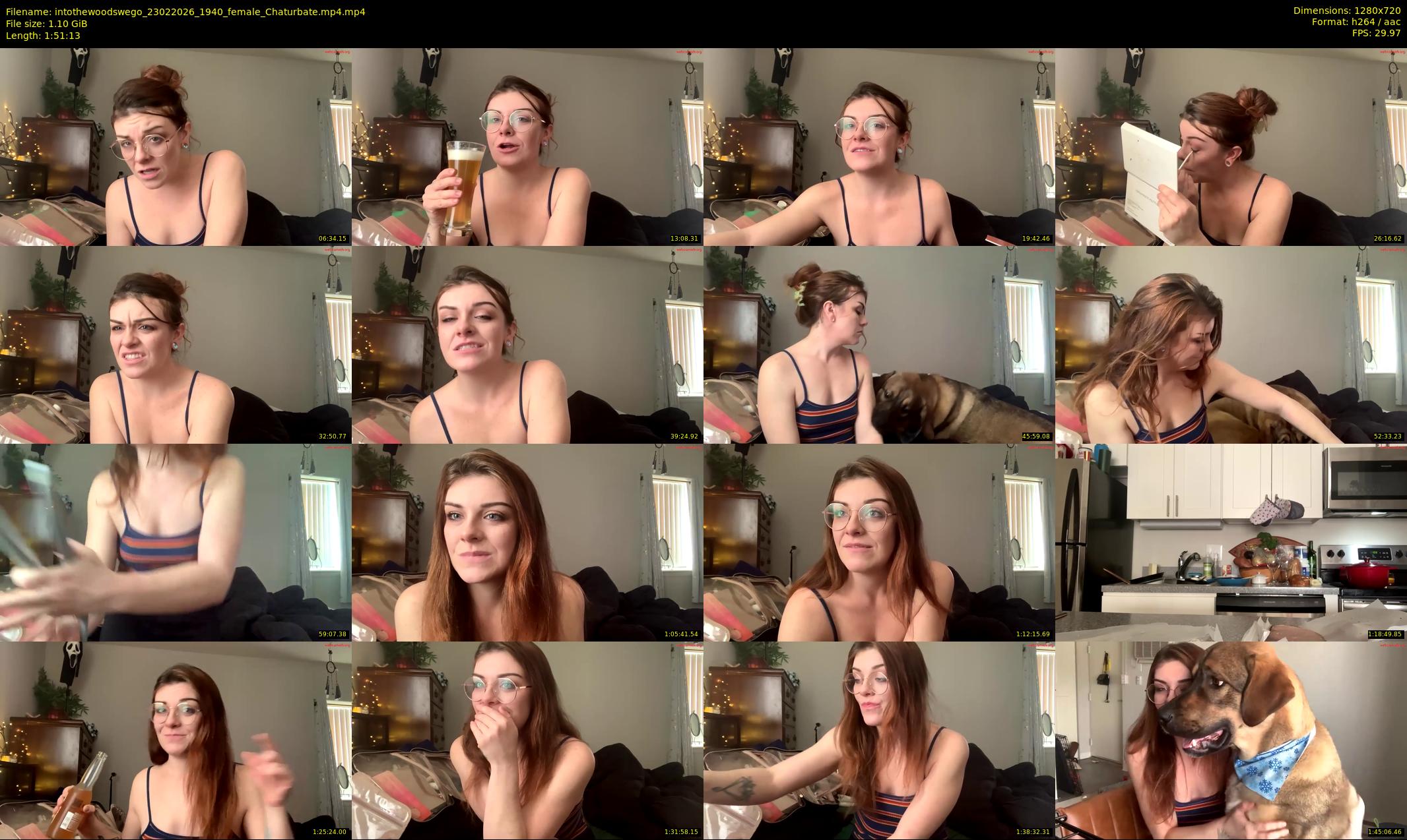 intothewoodswego — 112 minute Chaturbate female cam show recording, 720p, Feb 23, 2026