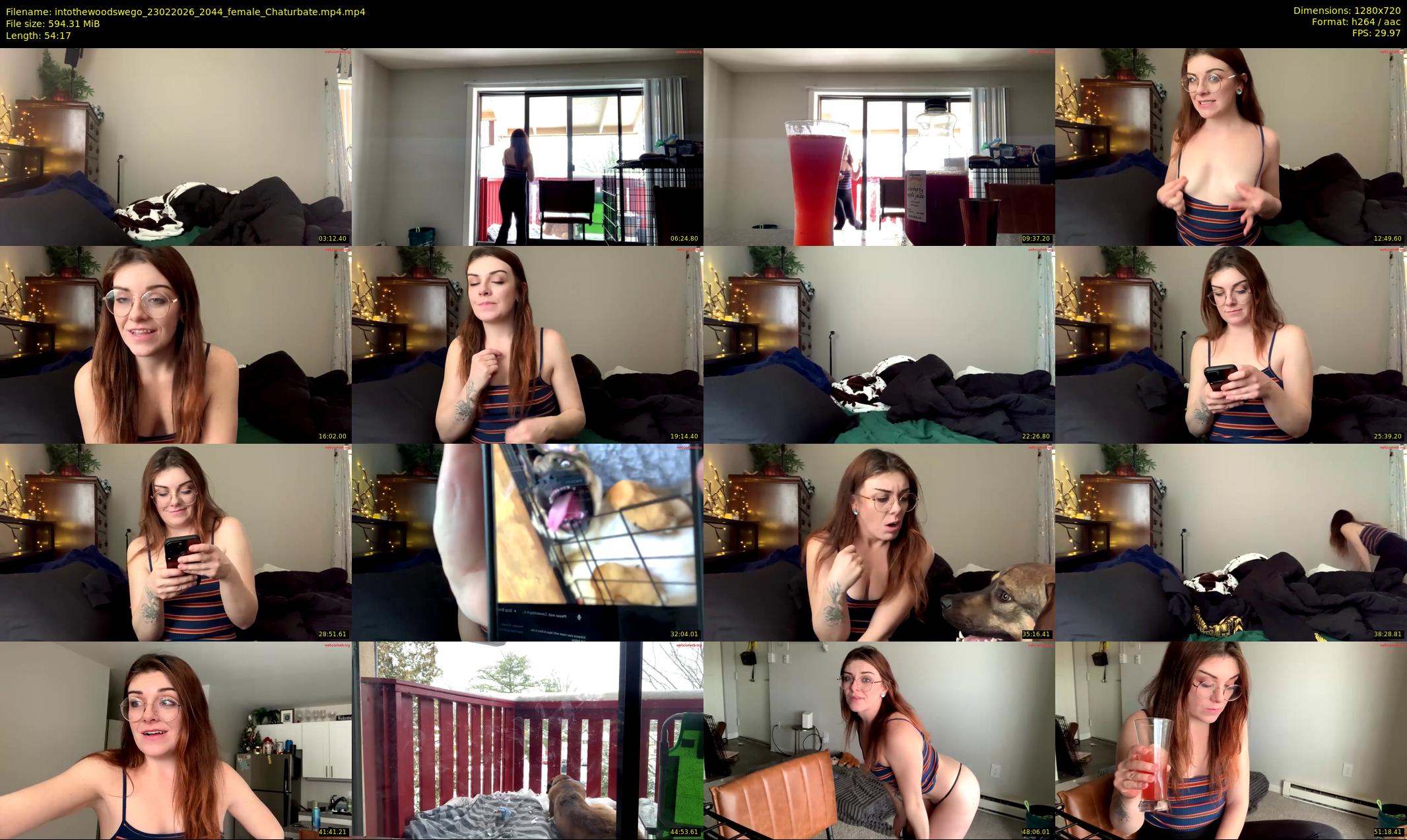 intothewoodswego — 55 minute Chaturbate female cam show recording, 720p, Feb 23, 2026