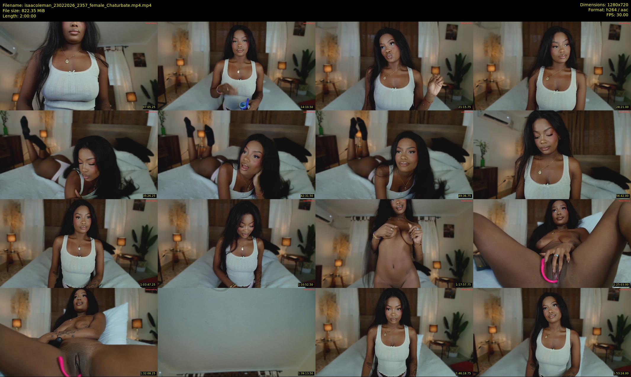 isaacoleman — 120 minute Chaturbate female cam show recording, 720p, Feb 23, 2026