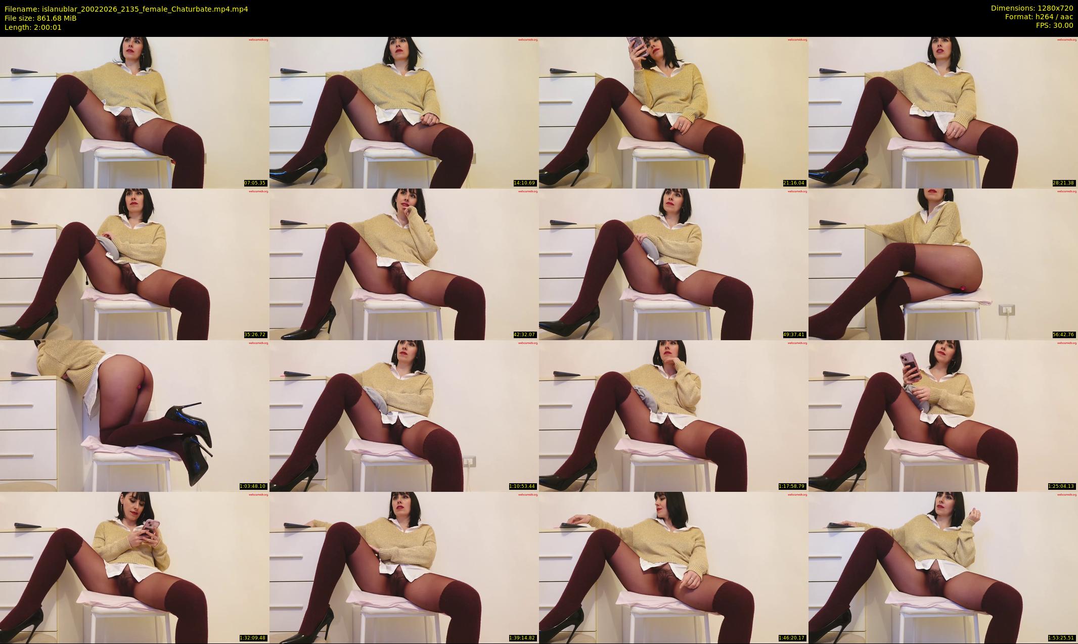islanublar — 121 minute Chaturbate female cam show recording, 720p, Feb 20, 2026