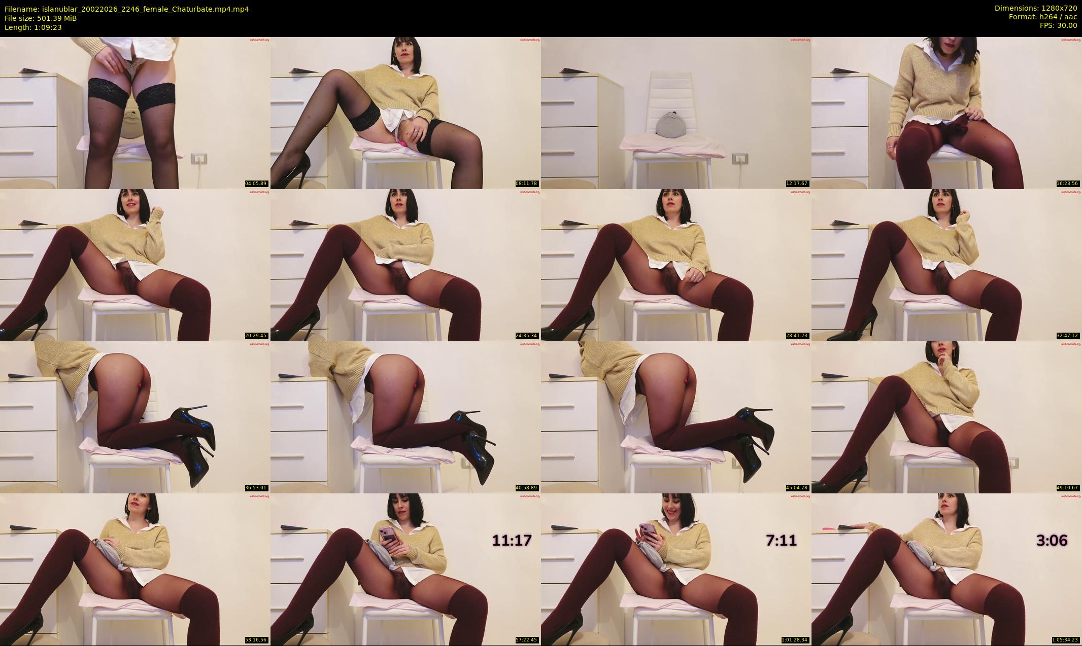 islanublar — 70 minute Chaturbate female cam show recording, 720p, Feb 20, 2026