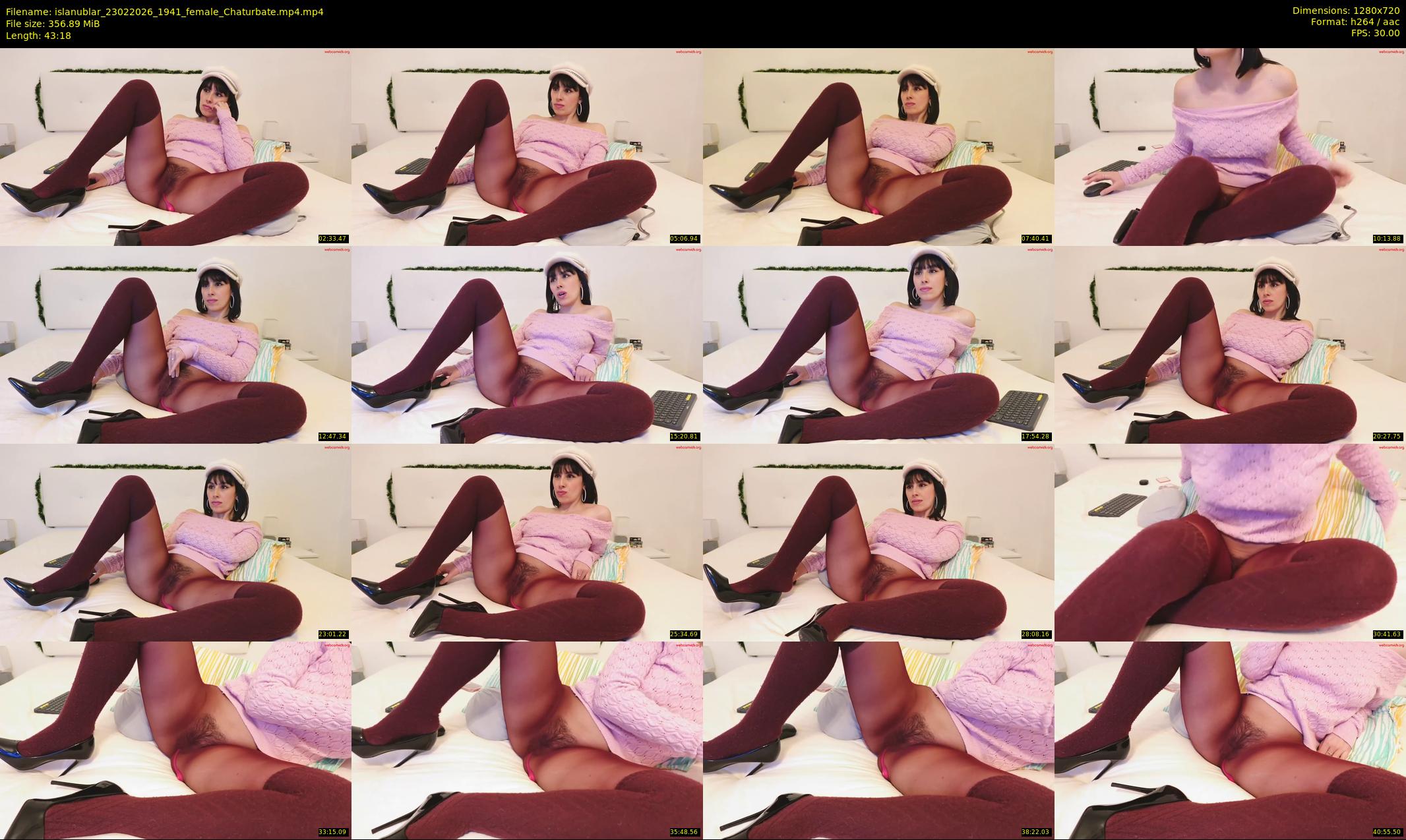 islanublar — 44 minute Chaturbate female cam show recording, 720p, Feb 23, 2026