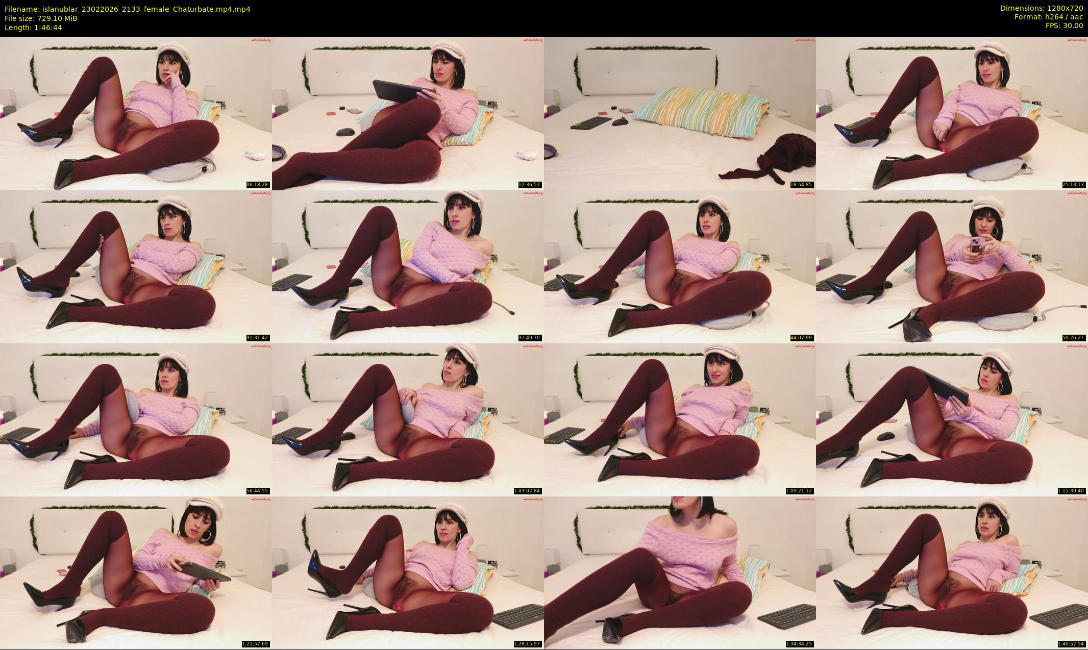 islanublar — 107 minute Chaturbate female cam show recording, 720p, Feb 23, 2026