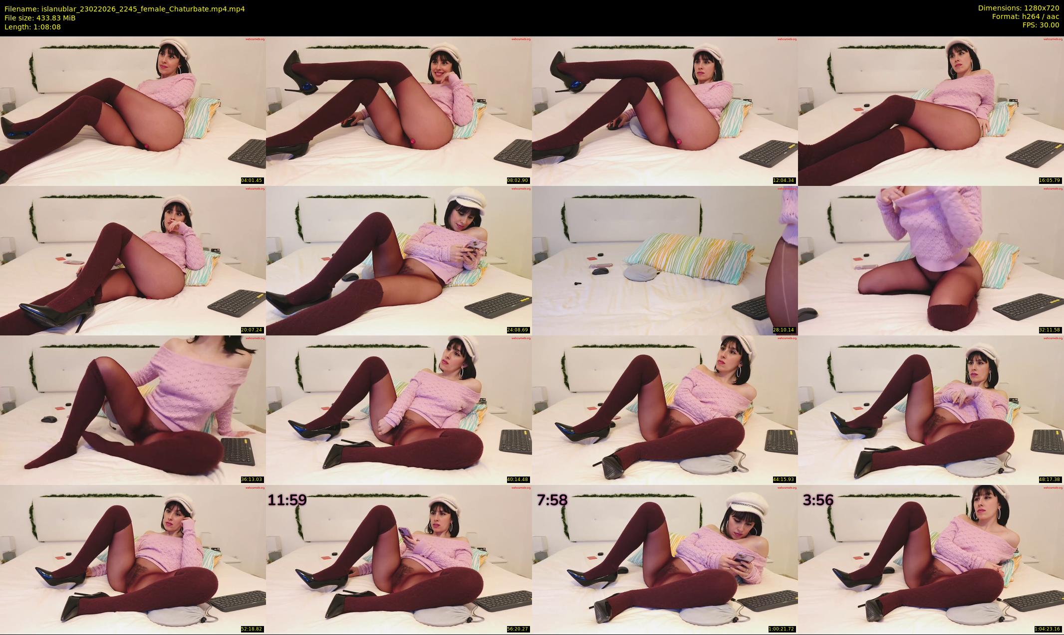 islanublar — 69 minute Chaturbate female cam show recording, 720p, Feb 23, 2026