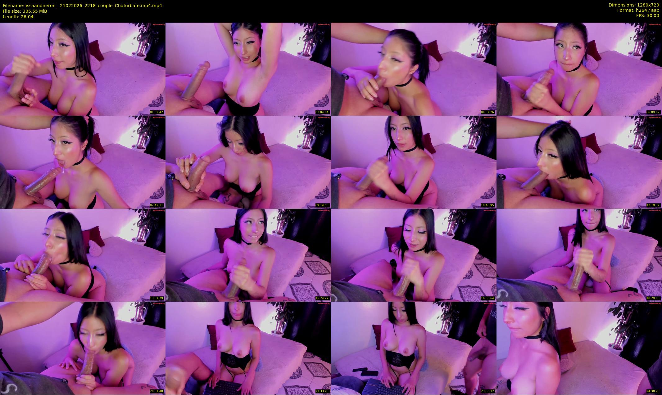 issaandneron_ — 27 minute Chaturbate couple cam show recording, 720p, Feb 21, 2026