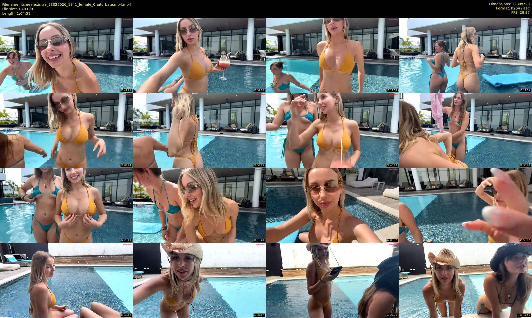 itsmealexisrae — 65 minute Chaturbate female cam show recording, 720p, Feb 23, 2026