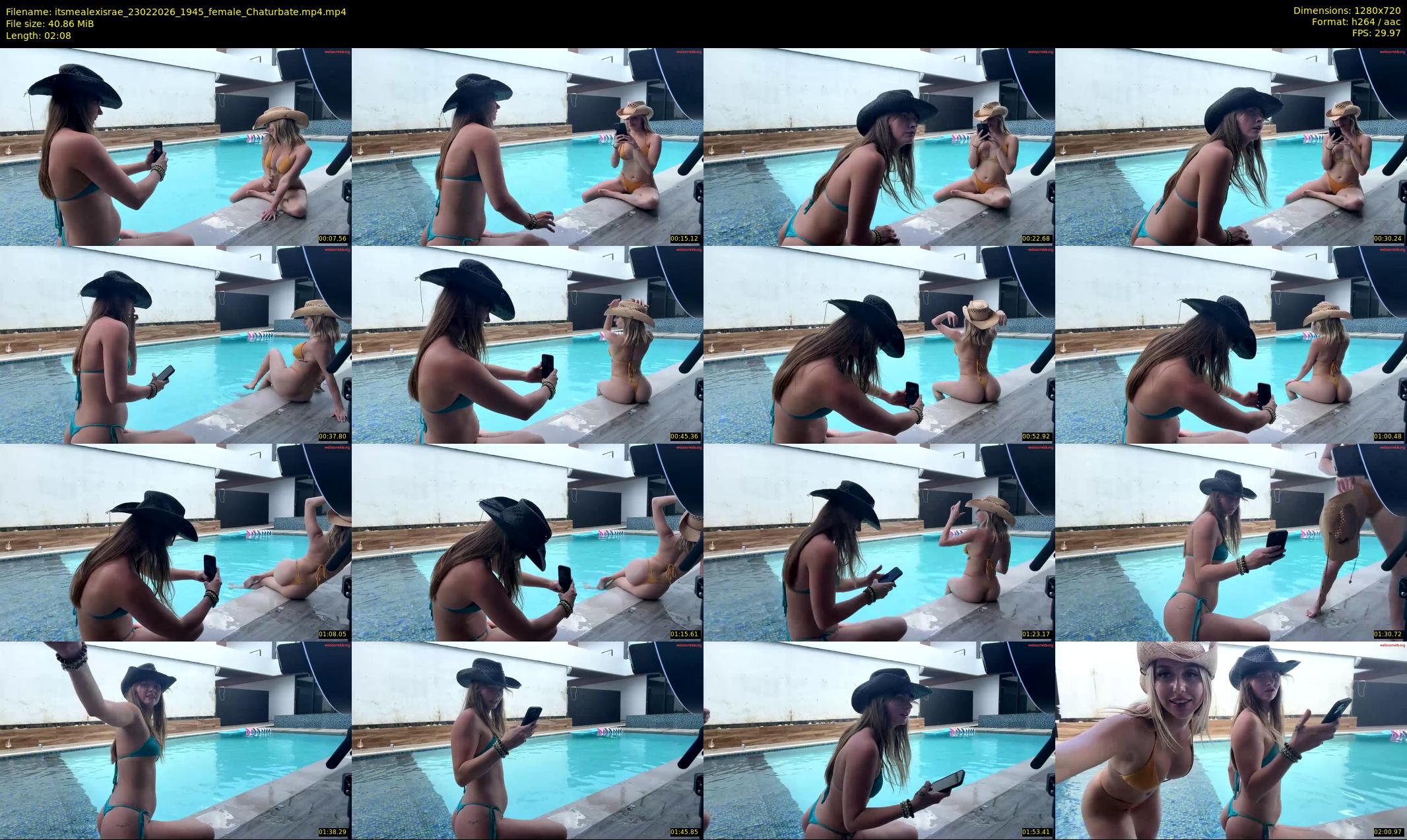 itsmealexisrae — 3 minute Chaturbate female cam show recording, 720p, Feb 23, 2026