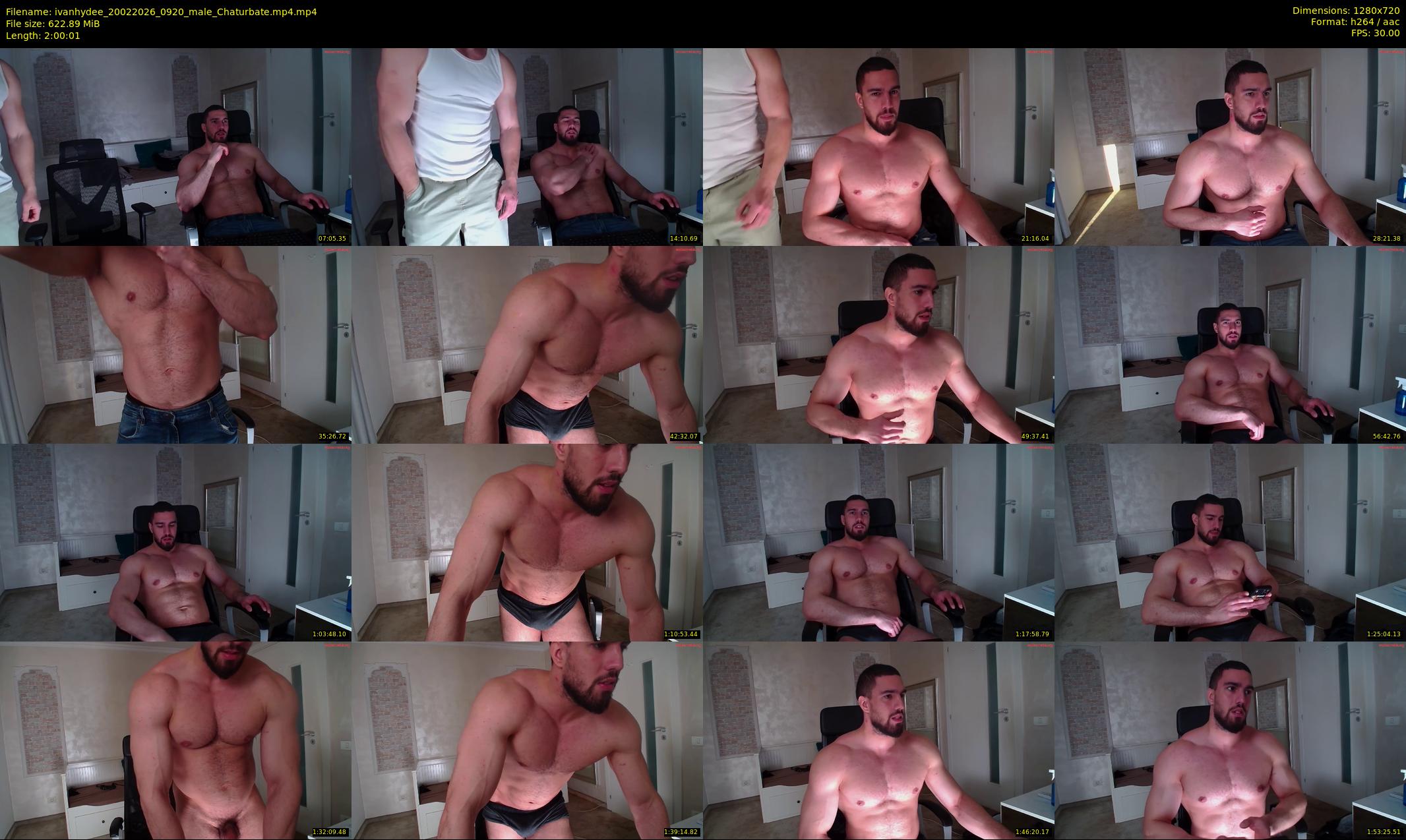 ivanhydee — 121 minute Chaturbate male cam show recording, 720p, Feb 20, 2026