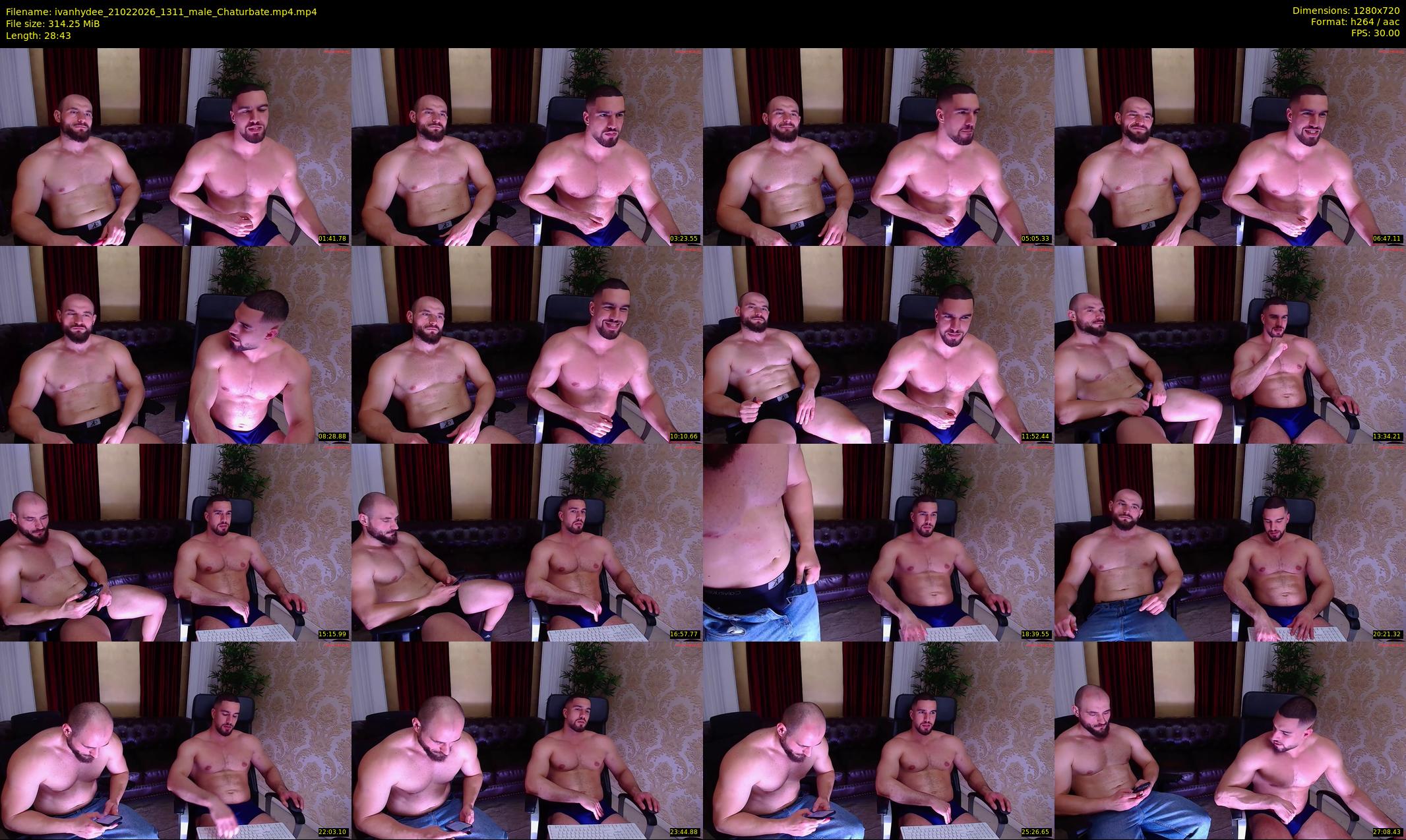 ivanhydee — 29 minute Chaturbate male cam show recording, 720p, Feb 21, 2026