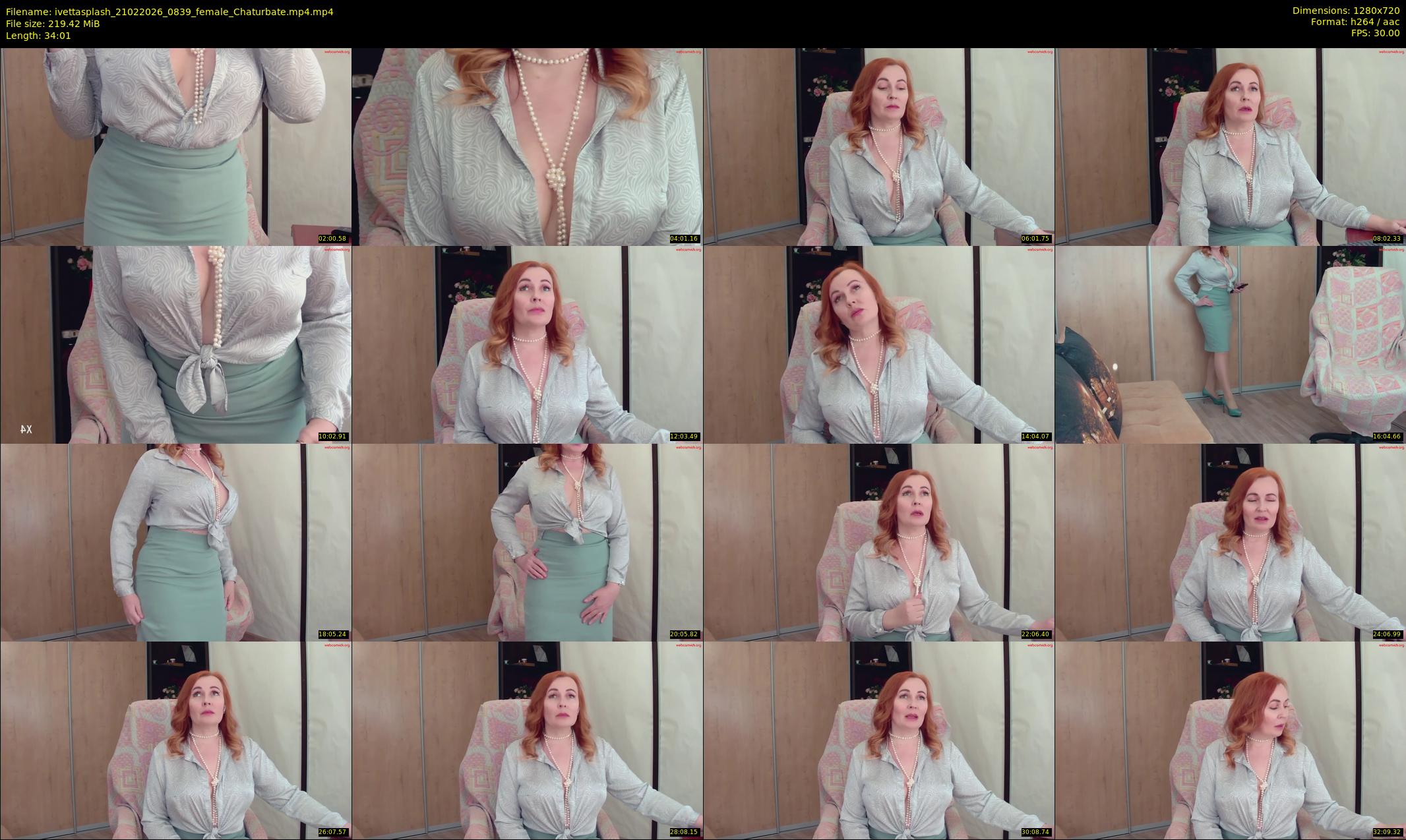 ivettasplash — 35 minute Chaturbate female cam show recording, 720p, Feb 21, 2026