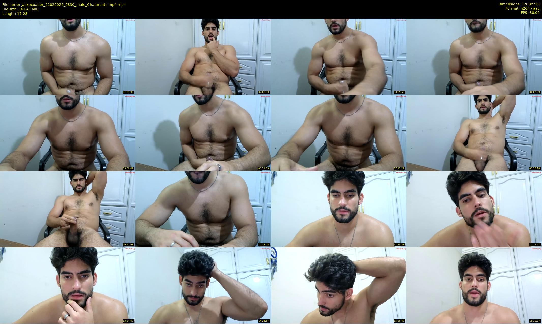 jackecuador — 18 minute Chaturbate male cam show recording, 720p, Feb 21, 2026