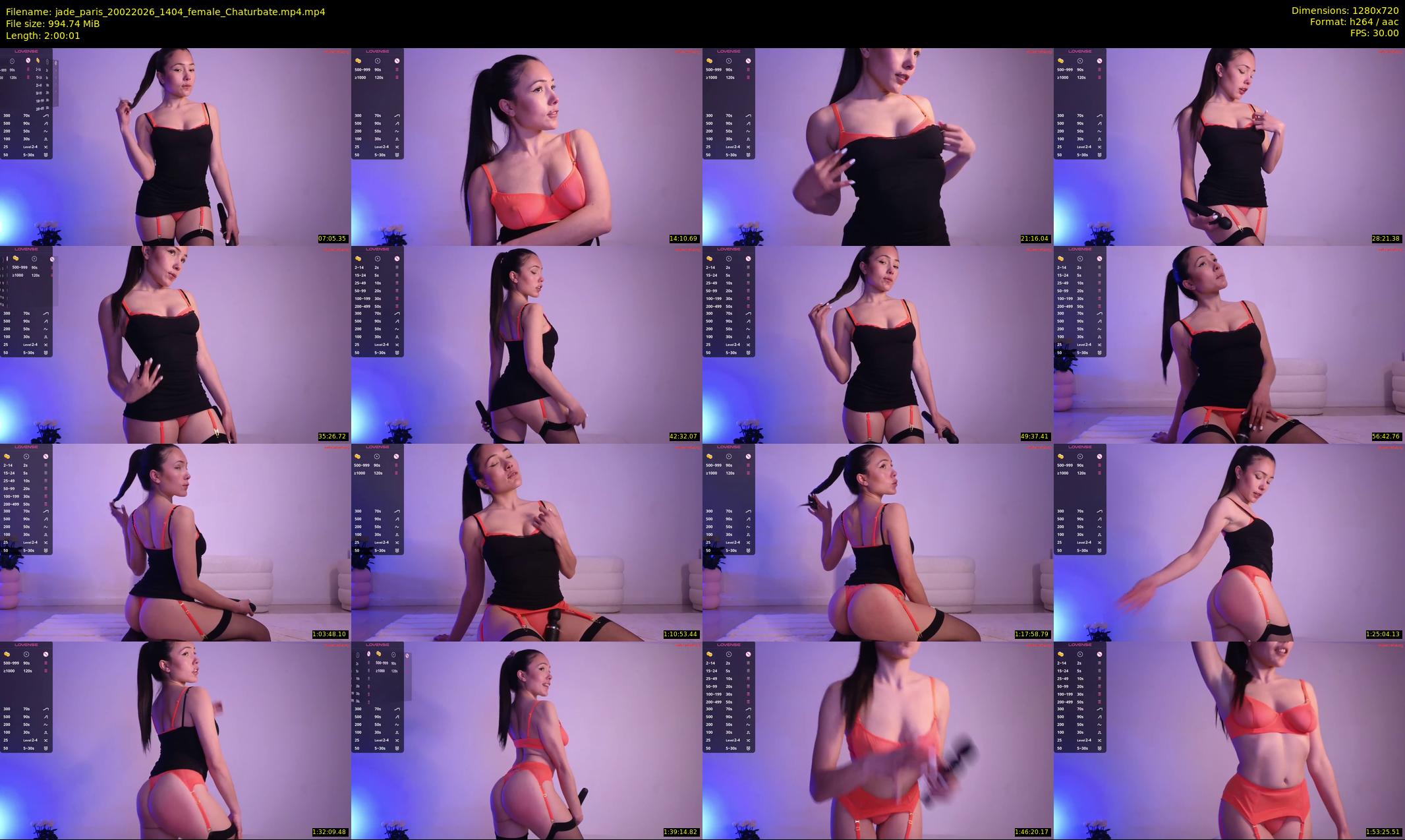 jade_paris — 121 minute Chaturbate female cam show recording, 720p, Feb 20, 2026