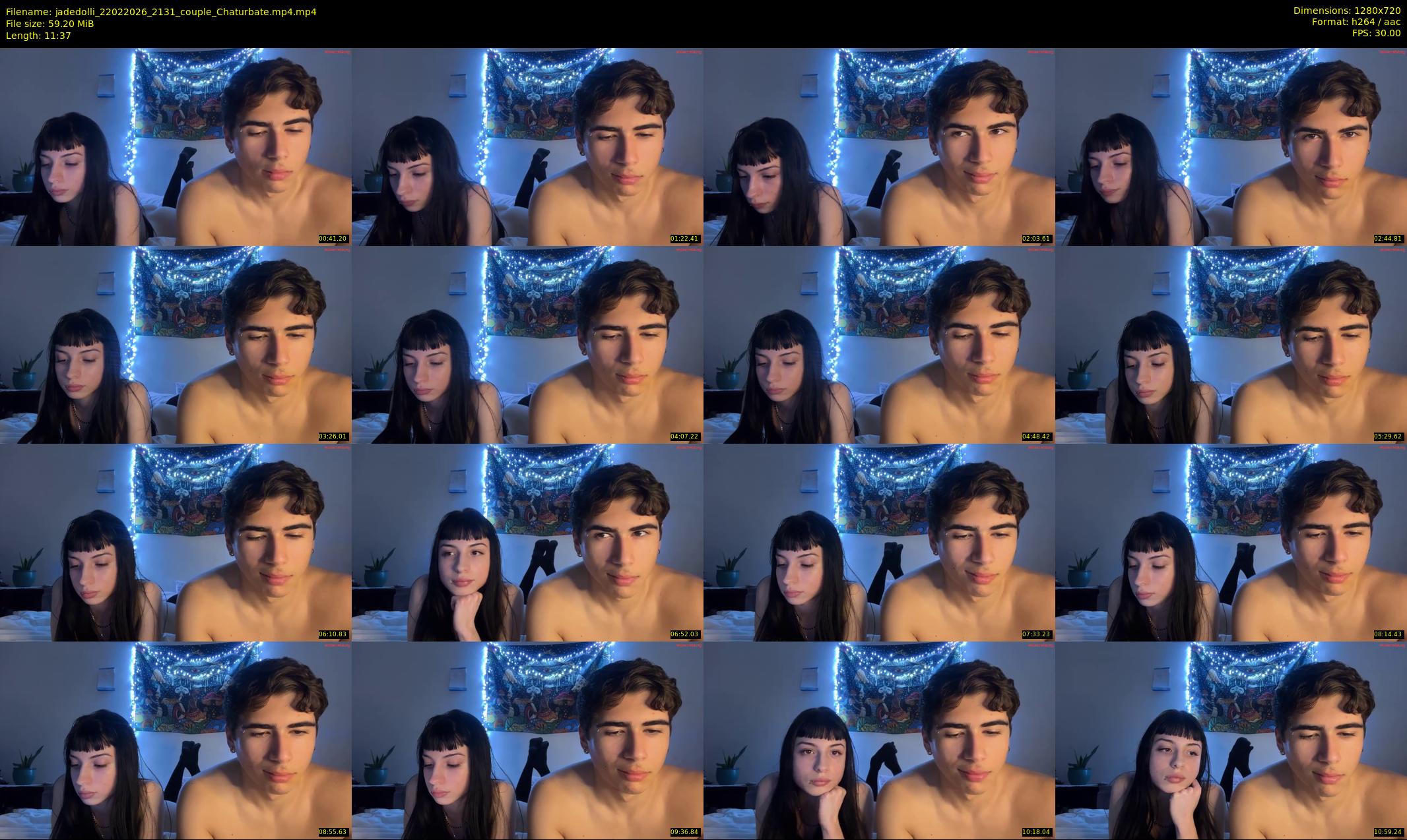 jadedolli — 12 minute Chaturbate couple cam show recording, 720p, Feb 22, 2026