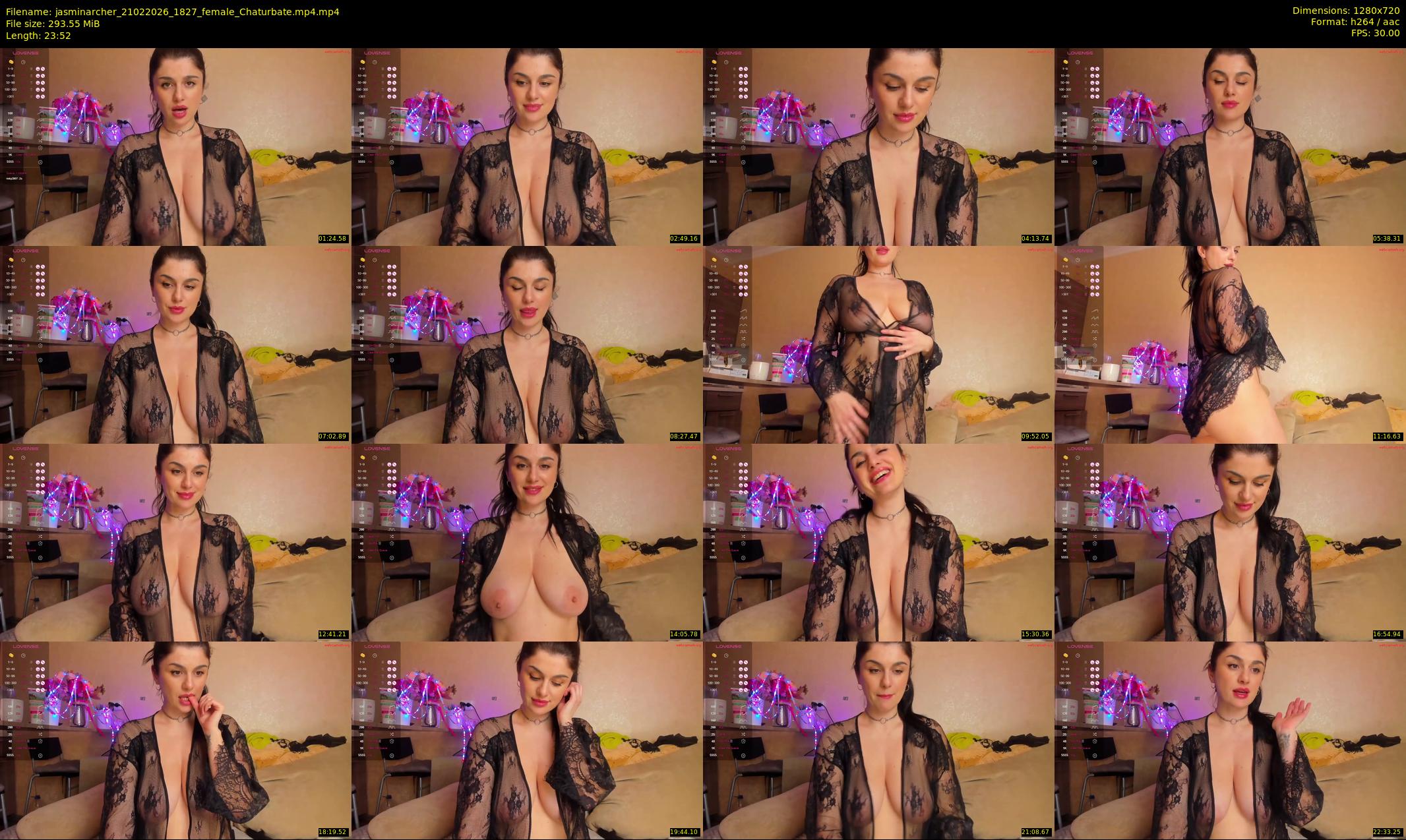 jasminarcher — 24 minute Chaturbate female cam show recording, 720p, Feb 21, 2026