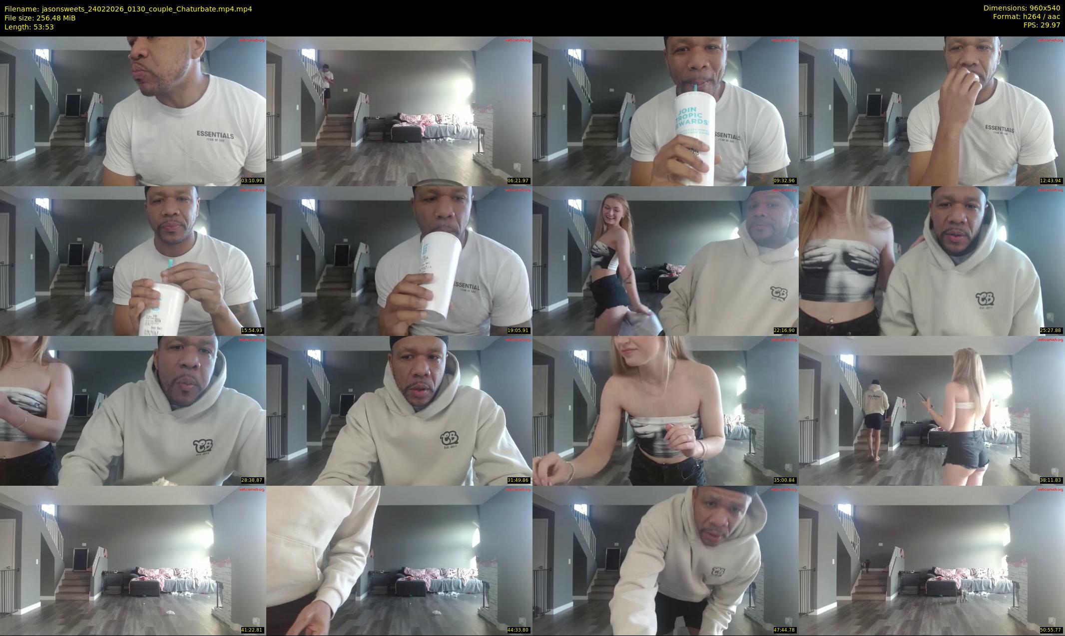 jasonsweets — 54 minute Chaturbate couple cam show recording, 480p, Feb 24, 2026