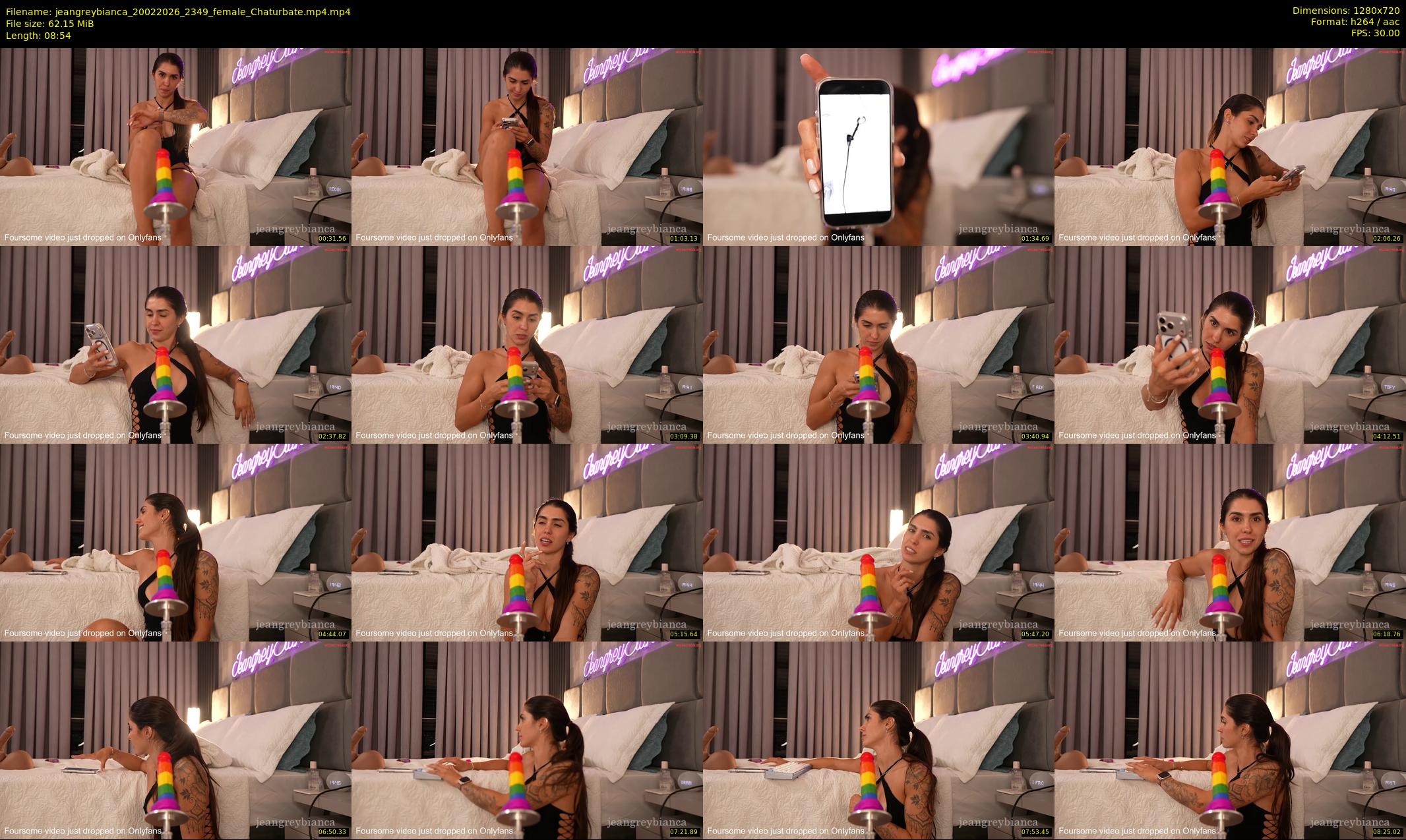 jeangreybianca — 9 minute Chaturbate female cam show recording, 720p, Feb 20, 2026