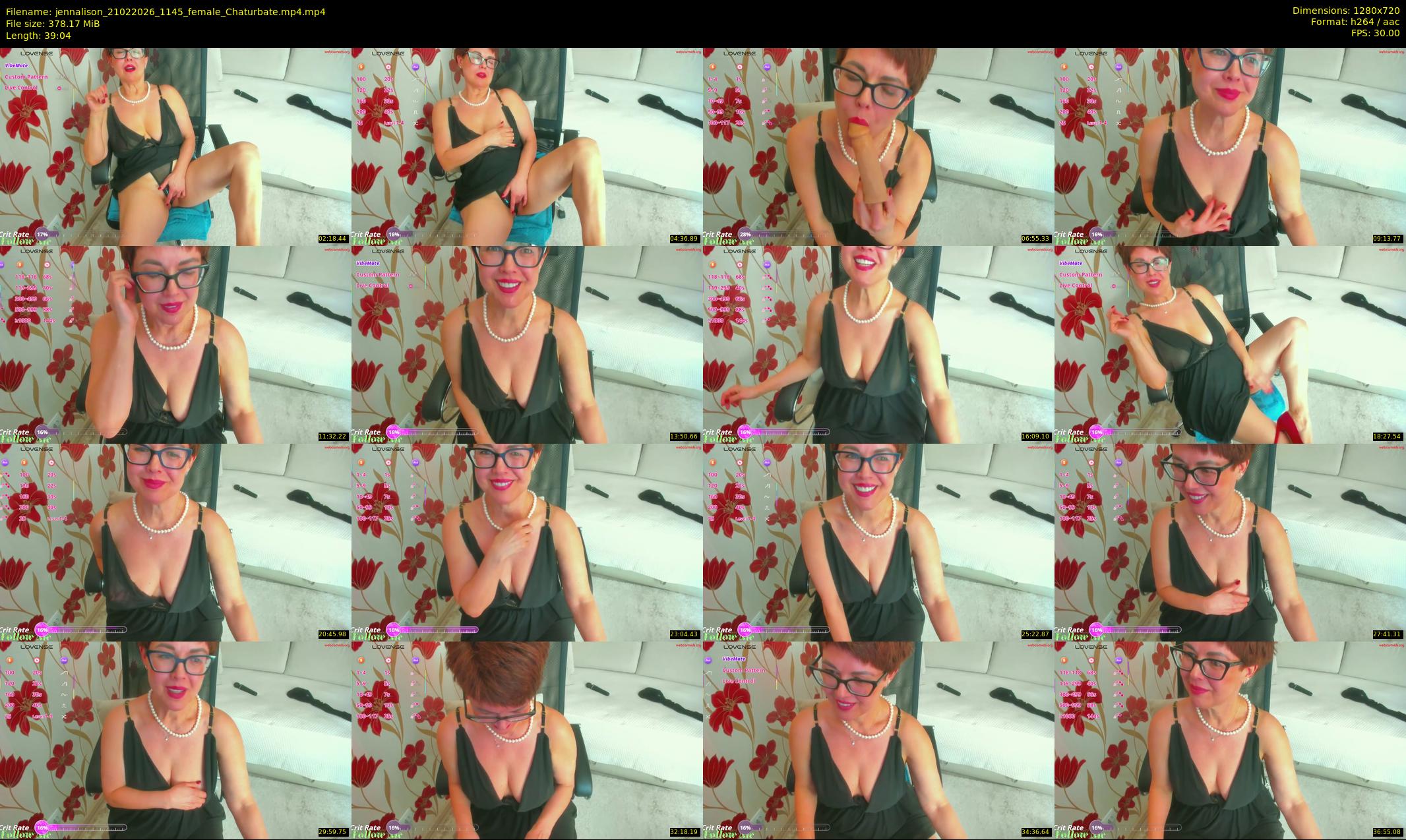 jennalison — 40 minute Chaturbate female cam show recording, 720p, Feb 21, 2026