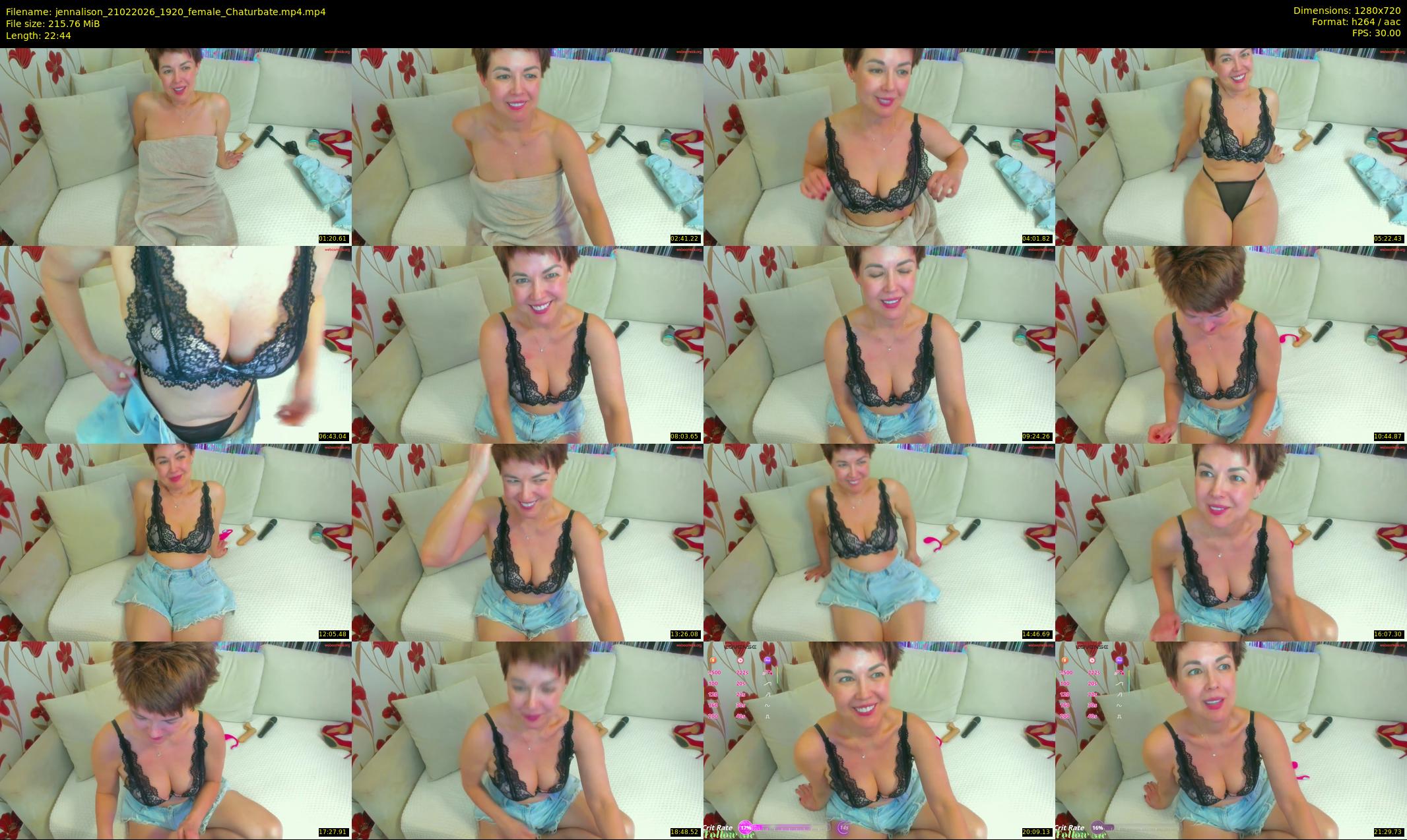 jennalison — 23 minute Chaturbate female cam show recording, 720p, Feb 21, 2026