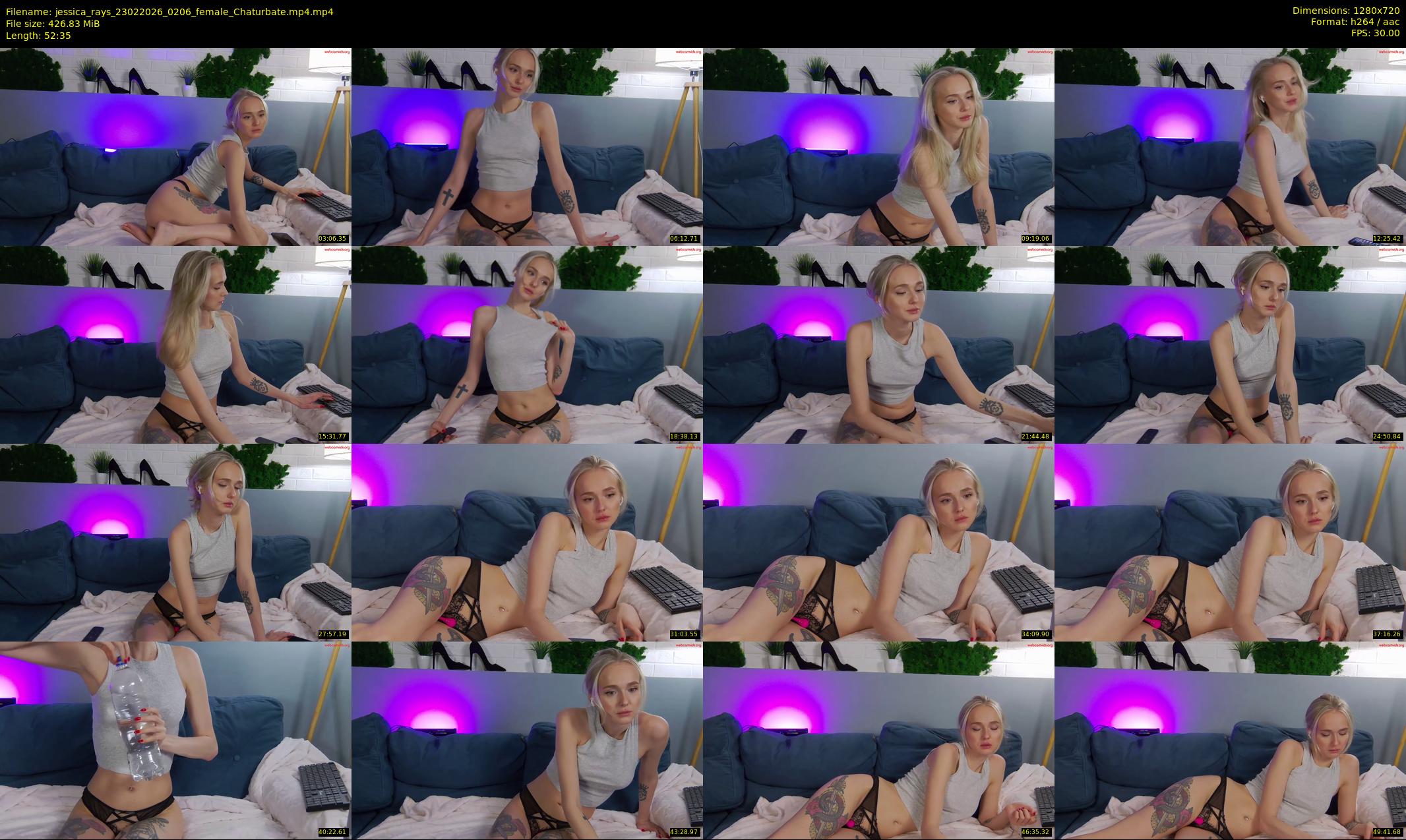 jessica_rays — 53 minute Chaturbate couple cam show recording, 720p, Feb 23, 2026