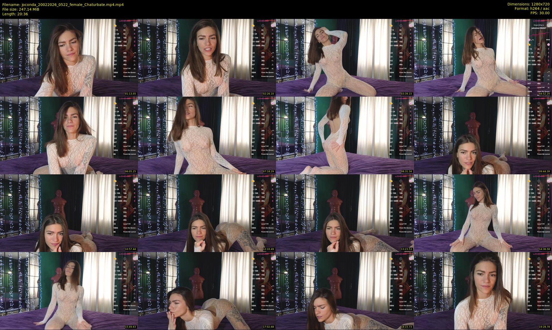 joconda — 21 minute Chaturbate female cam show recording, 720p, Feb 20, 2026