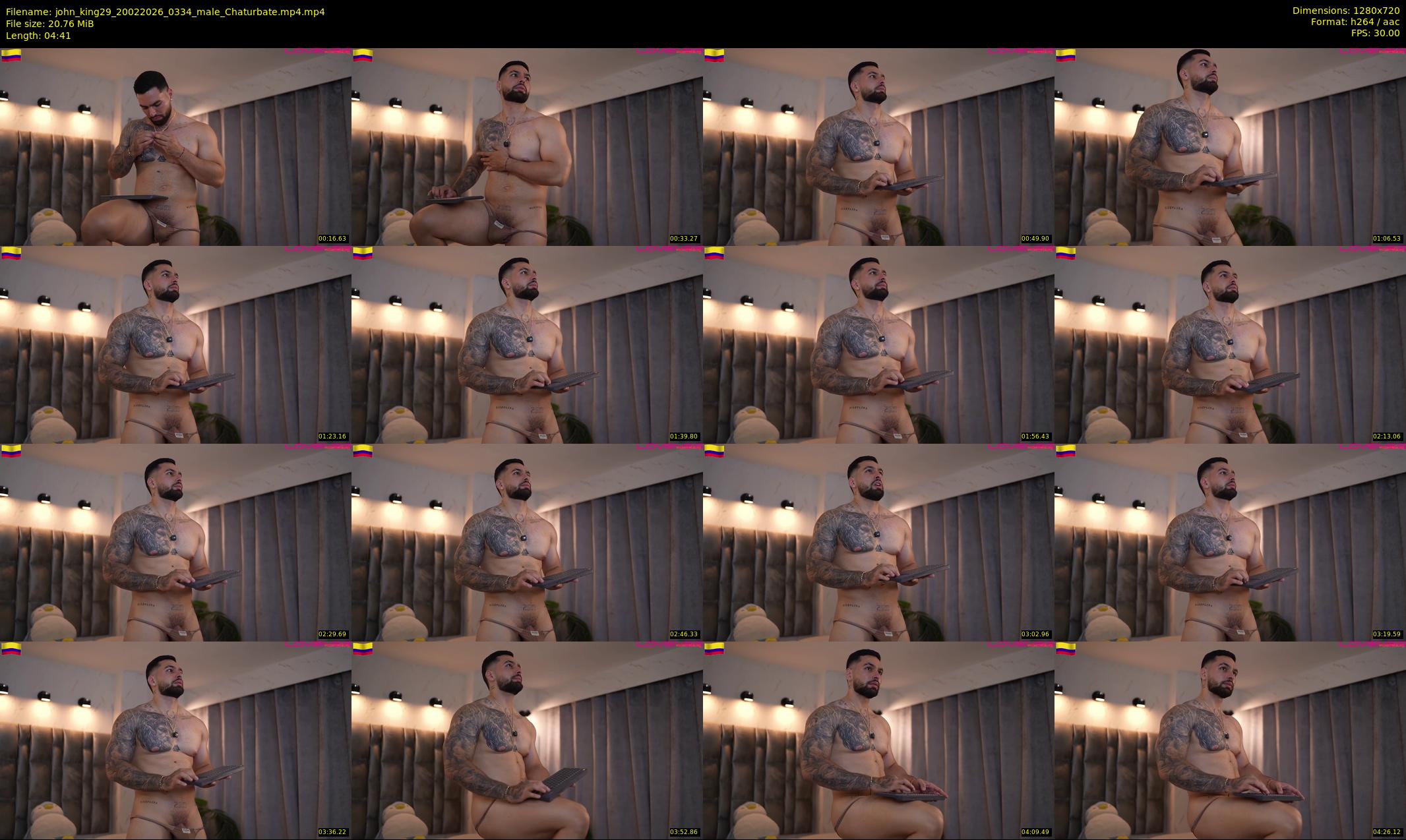 john_king29 — 5 minute Chaturbate male cam show recording, 720p, Feb 20, 2026