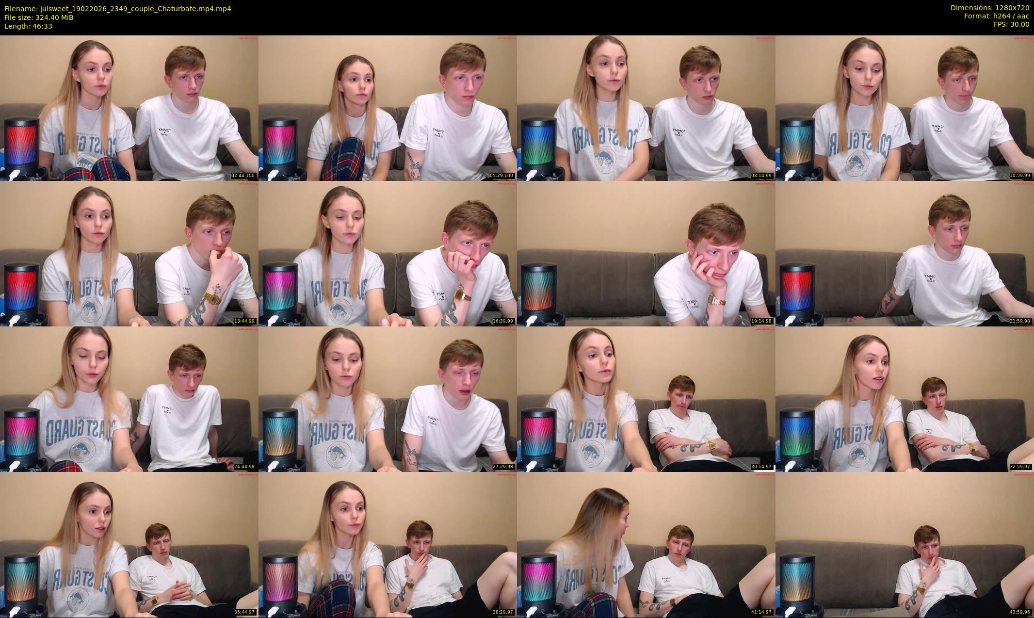 julsweet — 47 minute Chaturbate male cam show recording, 720p, Feb 19, 2026