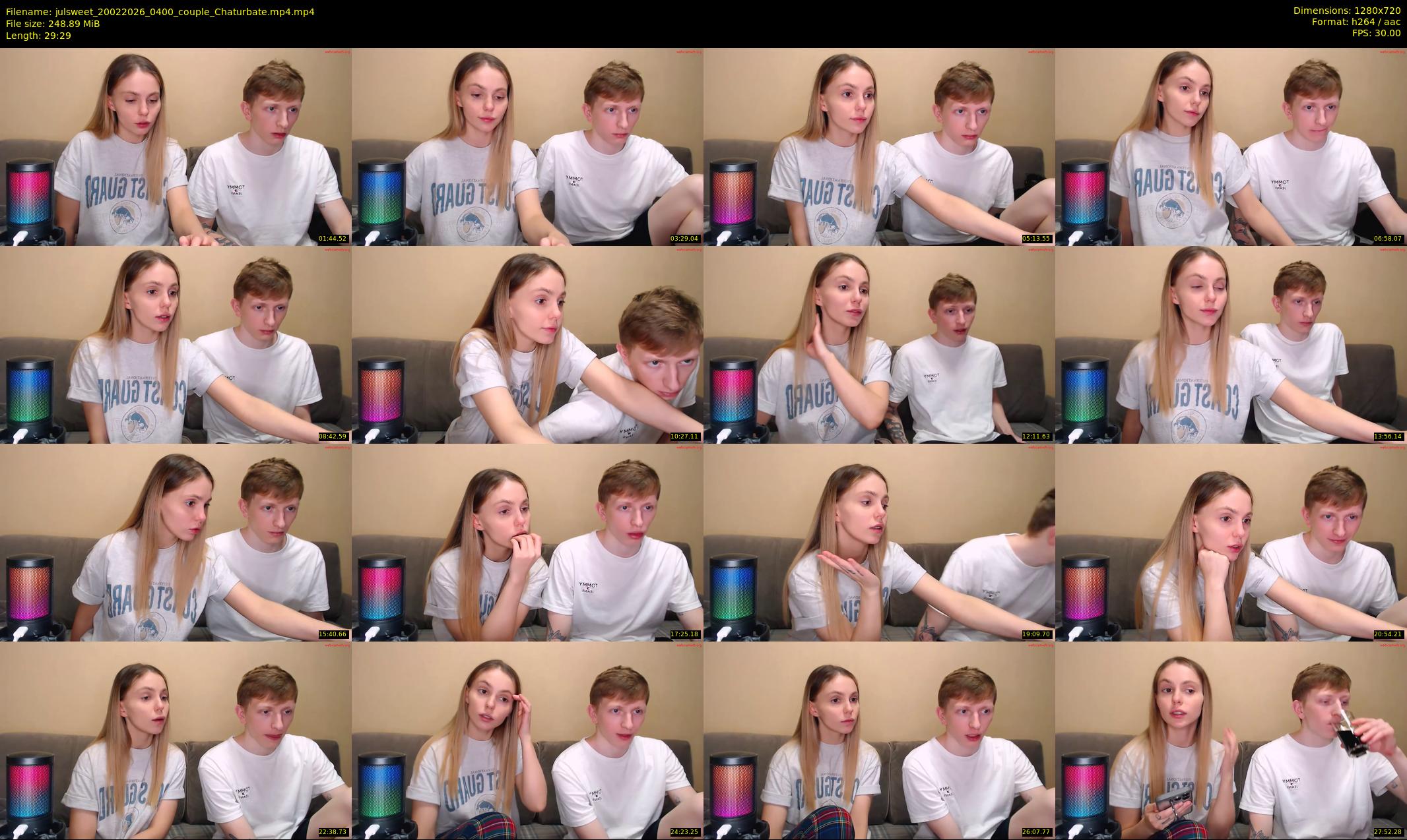julsweet — 30 minute Chaturbate male cam show recording, 720p, Feb 20, 2026