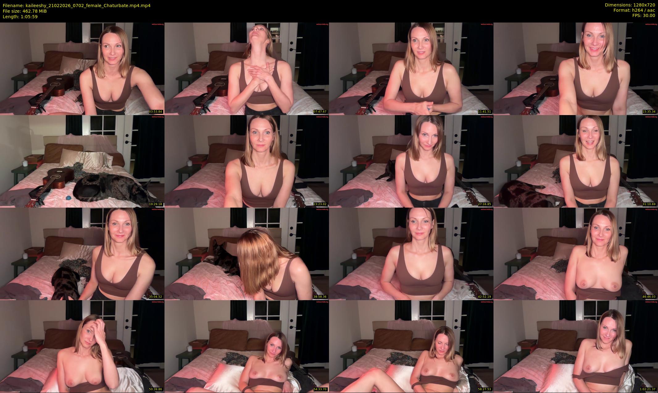 kaileeshy — 66 minute Chaturbate female cam show recording, 720p, Feb 21, 2026