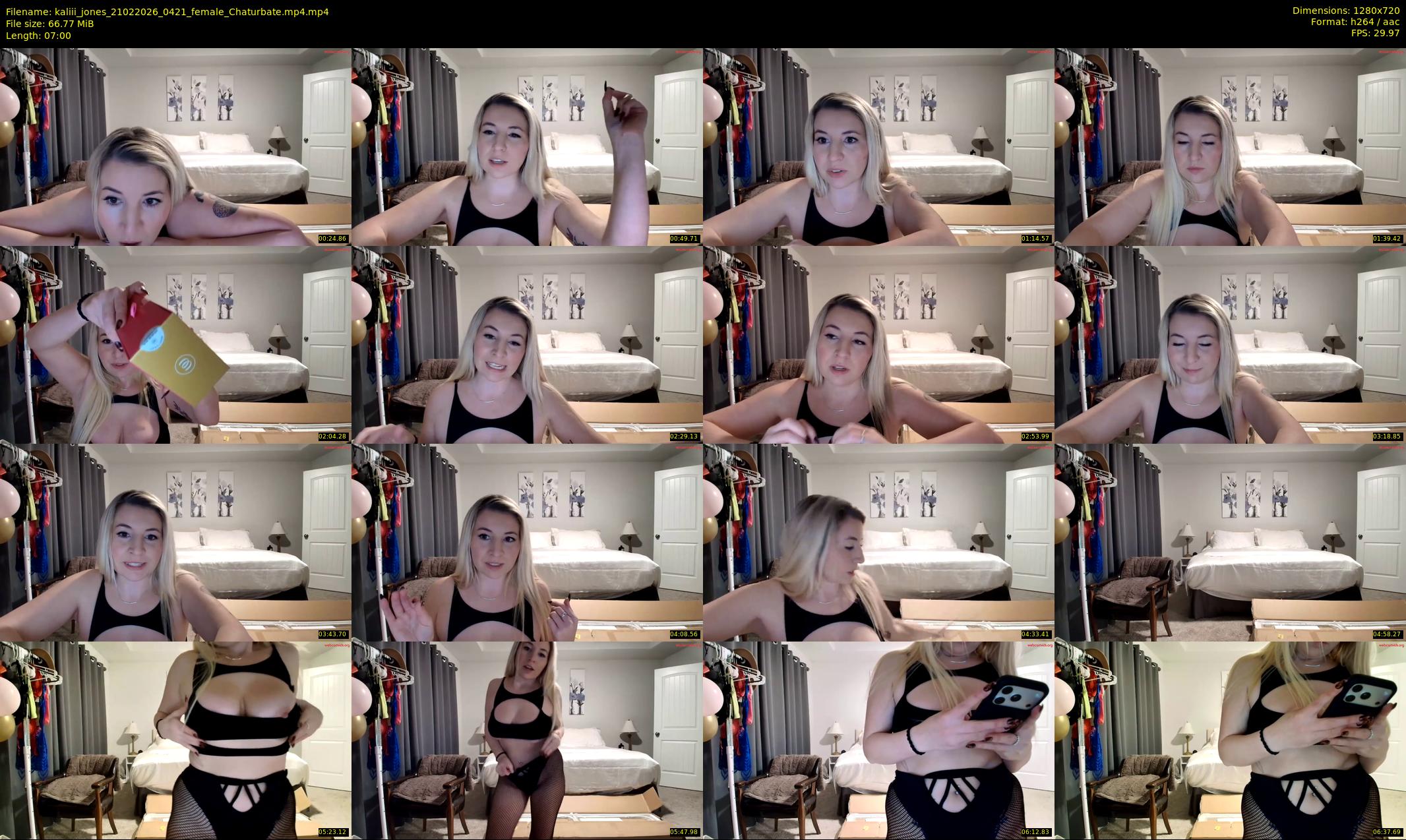 kaliii_jones — 7 minute Chaturbate female cam show recording, 720p, Feb 21, 2026