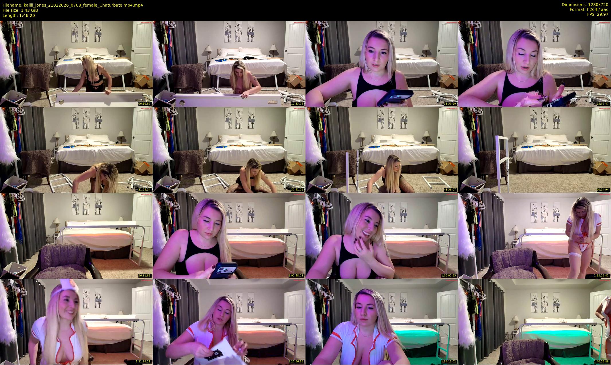 kaliii_jones — 107 minute Chaturbate female cam show recording, 720p, Feb 21, 2026