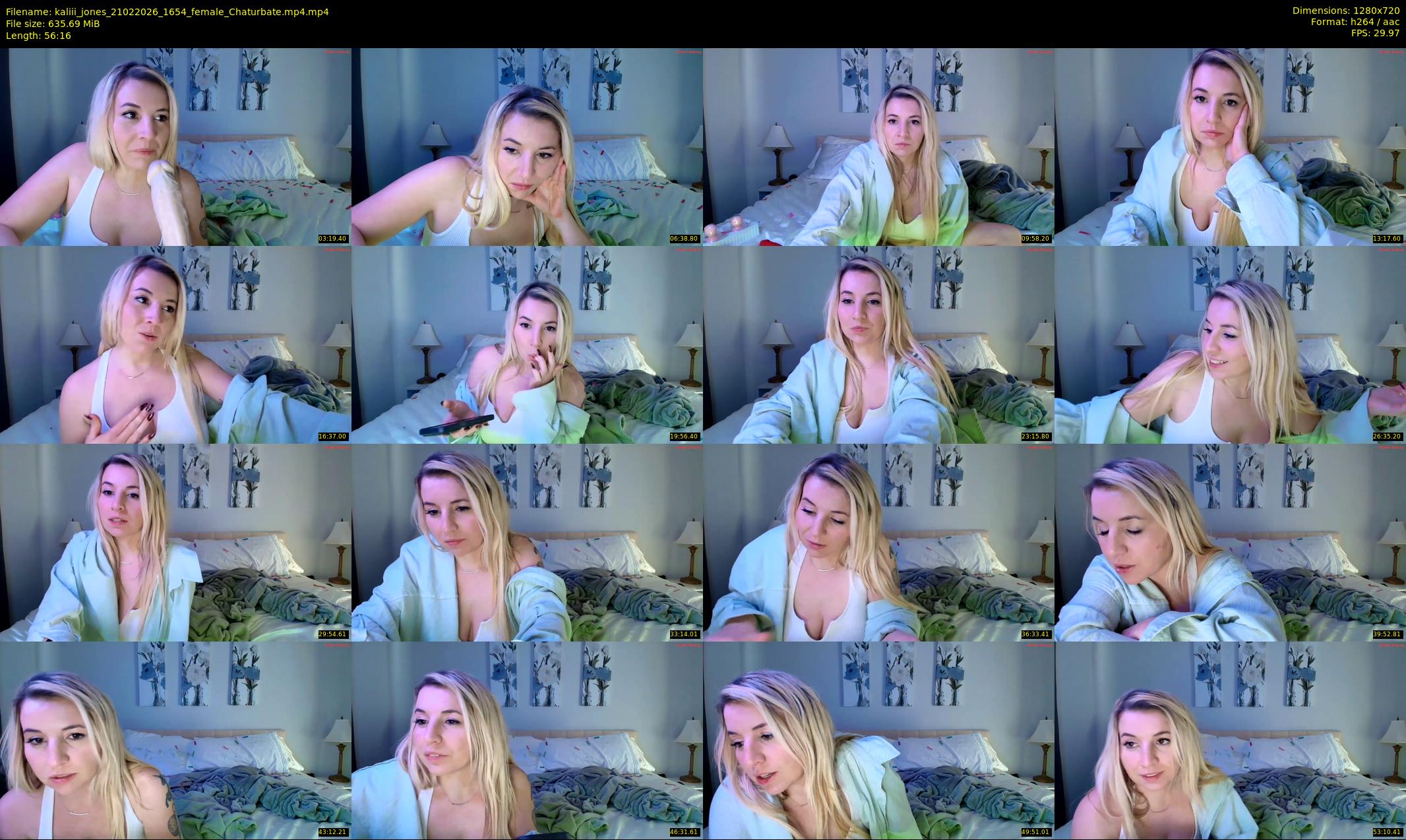 kaliii_jones — 57 minute Chaturbate female cam show recording, 720p, Feb 21, 2026