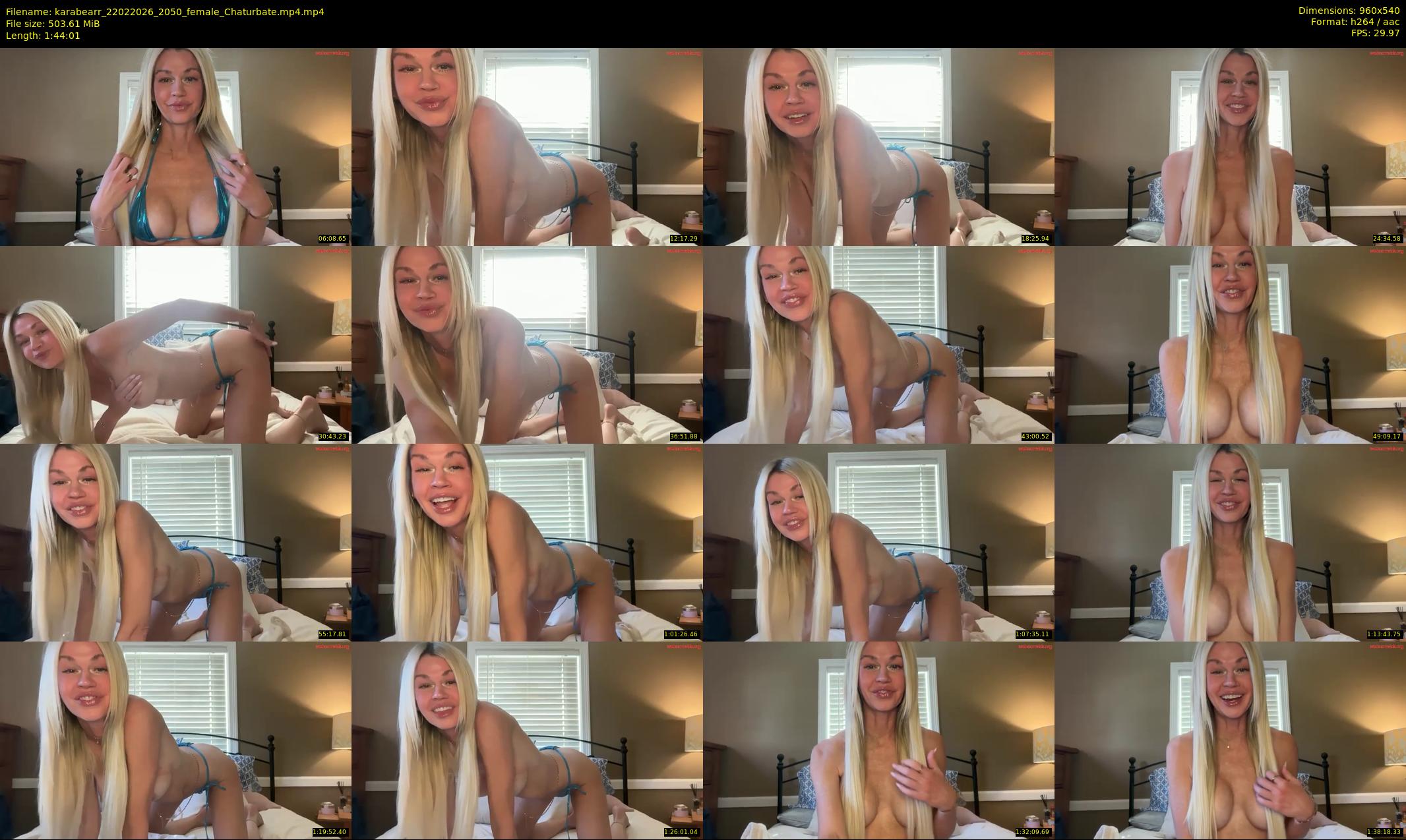 karabearr — 105 minute Chaturbate female cam show recording, 480p, Feb 22, 2026