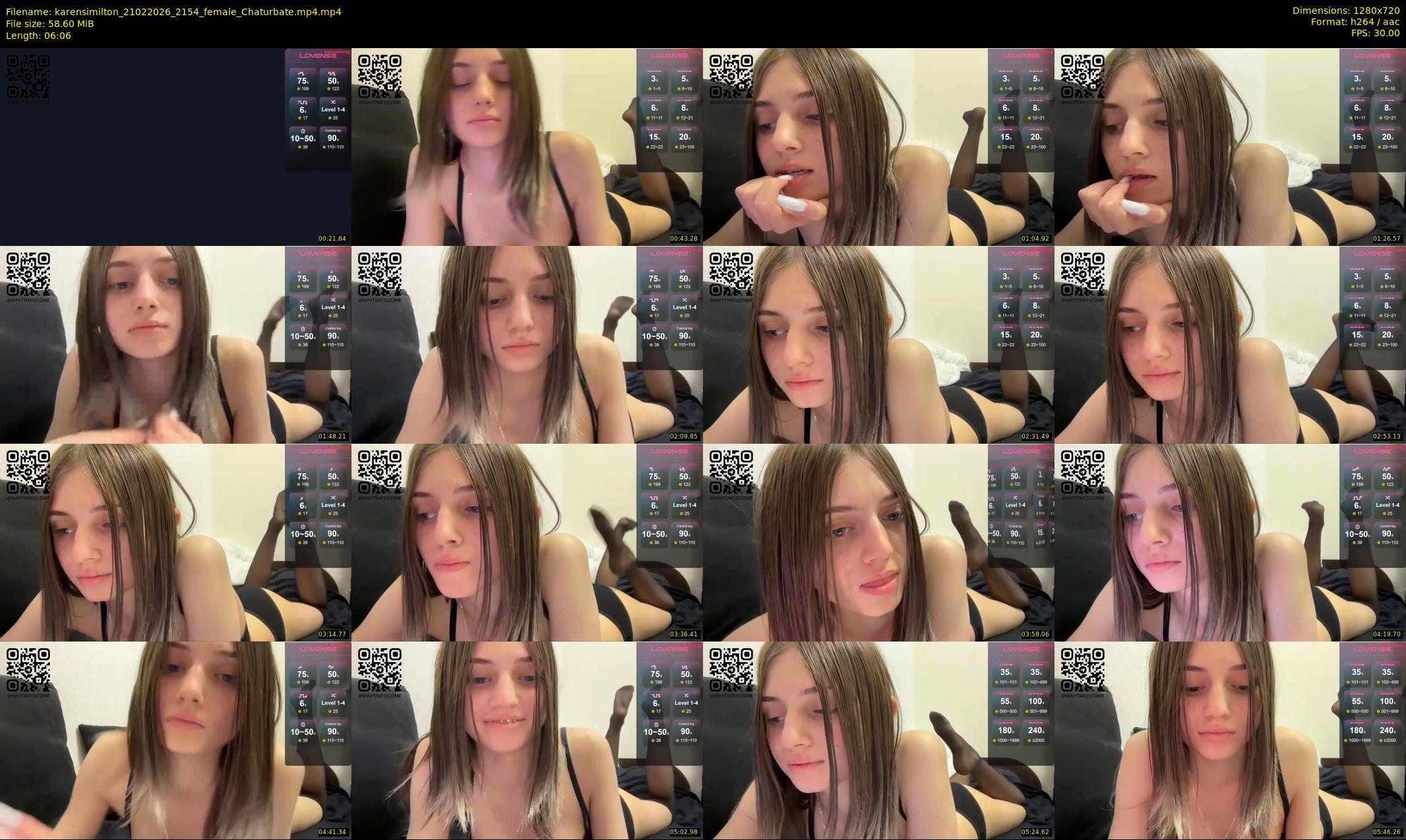 karensimilton — 7 minute Chaturbate female cam show recording, 720p, Feb 21, 2026