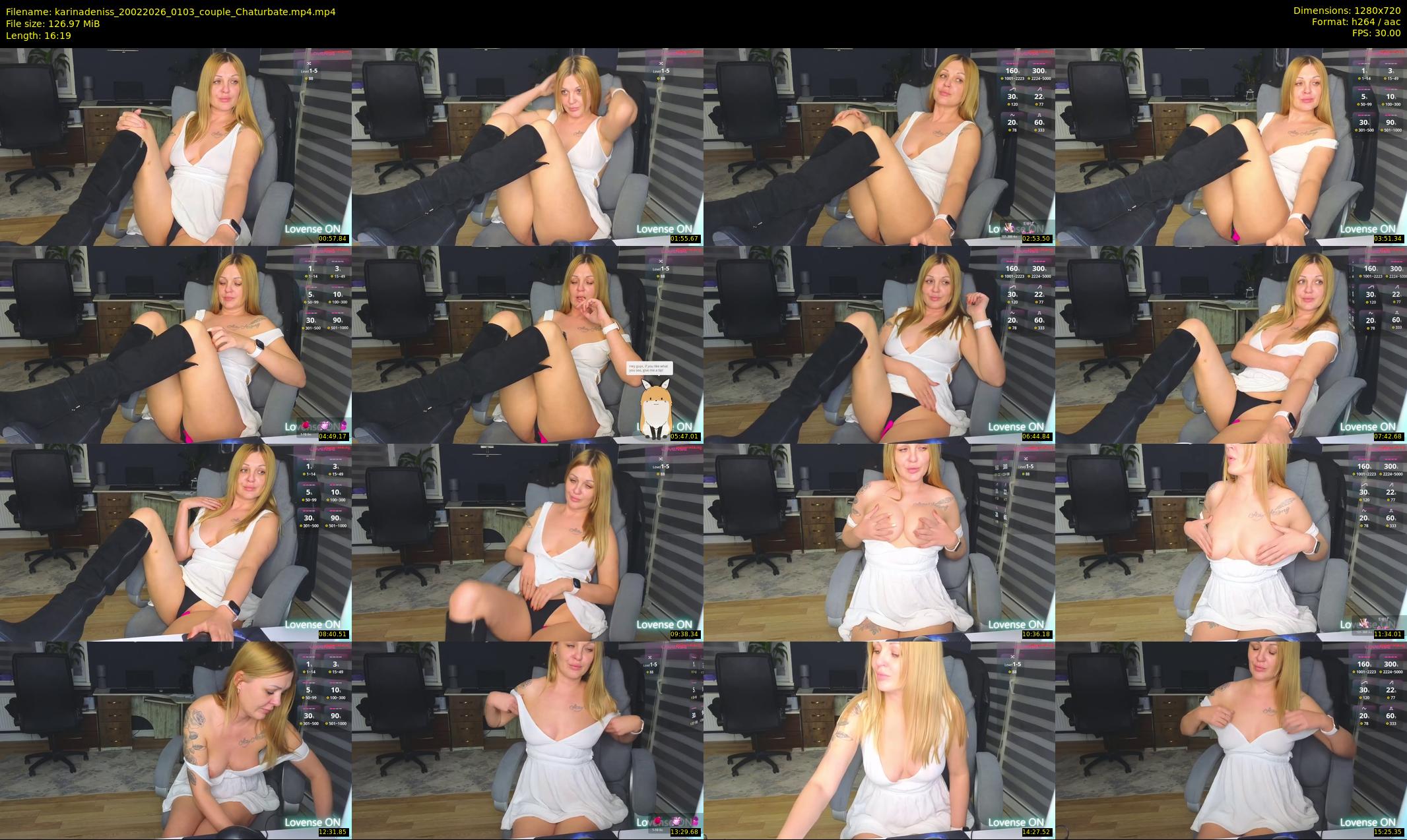 karinadeniss — 17 minute Chaturbate couple cam show recording, 720p, Feb 20, 2026